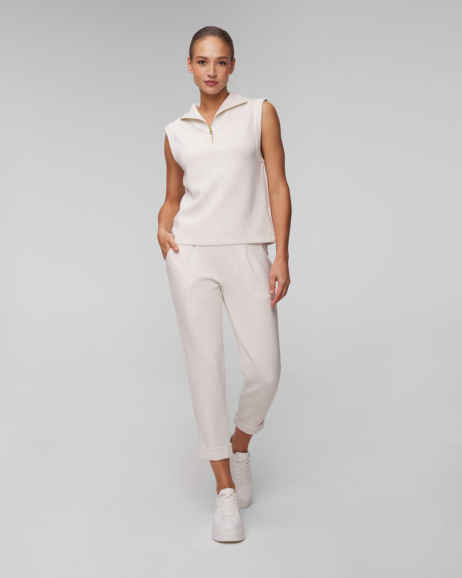 Top bej pentru femei Varley Magnolia