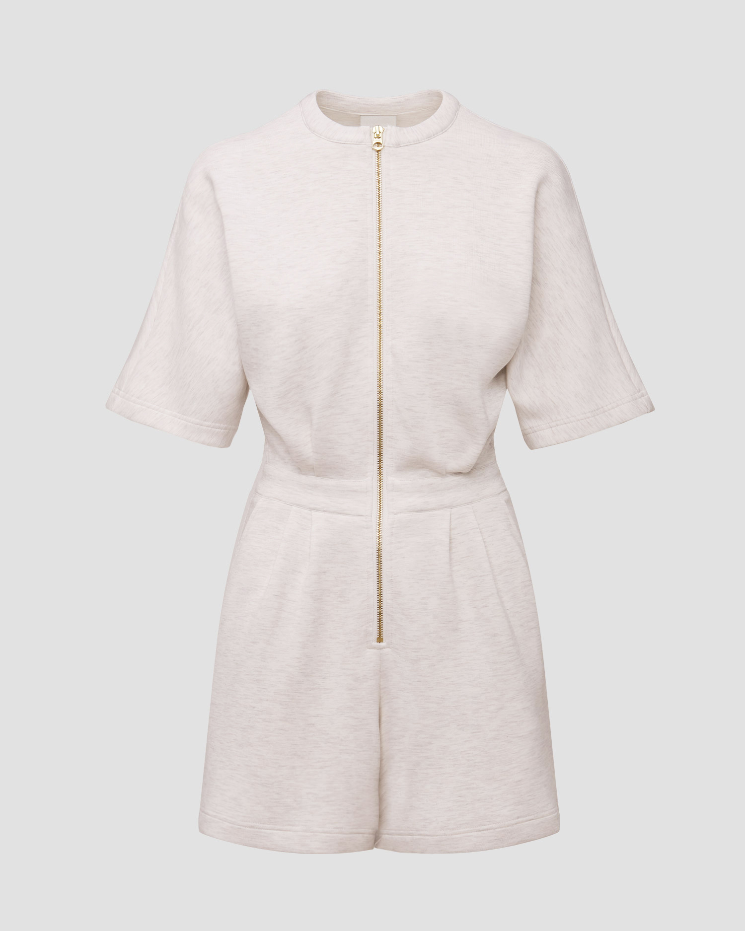 Women’s beige jumpsuit Varley Orlando Playsuit