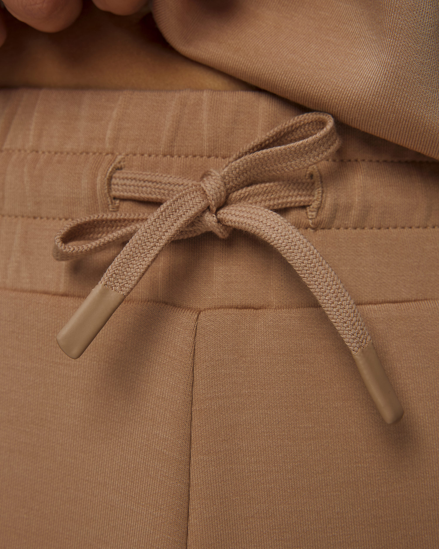 Dámske svetlohnedé teplákové šortky Varley Atrium High Rise Short 4.5