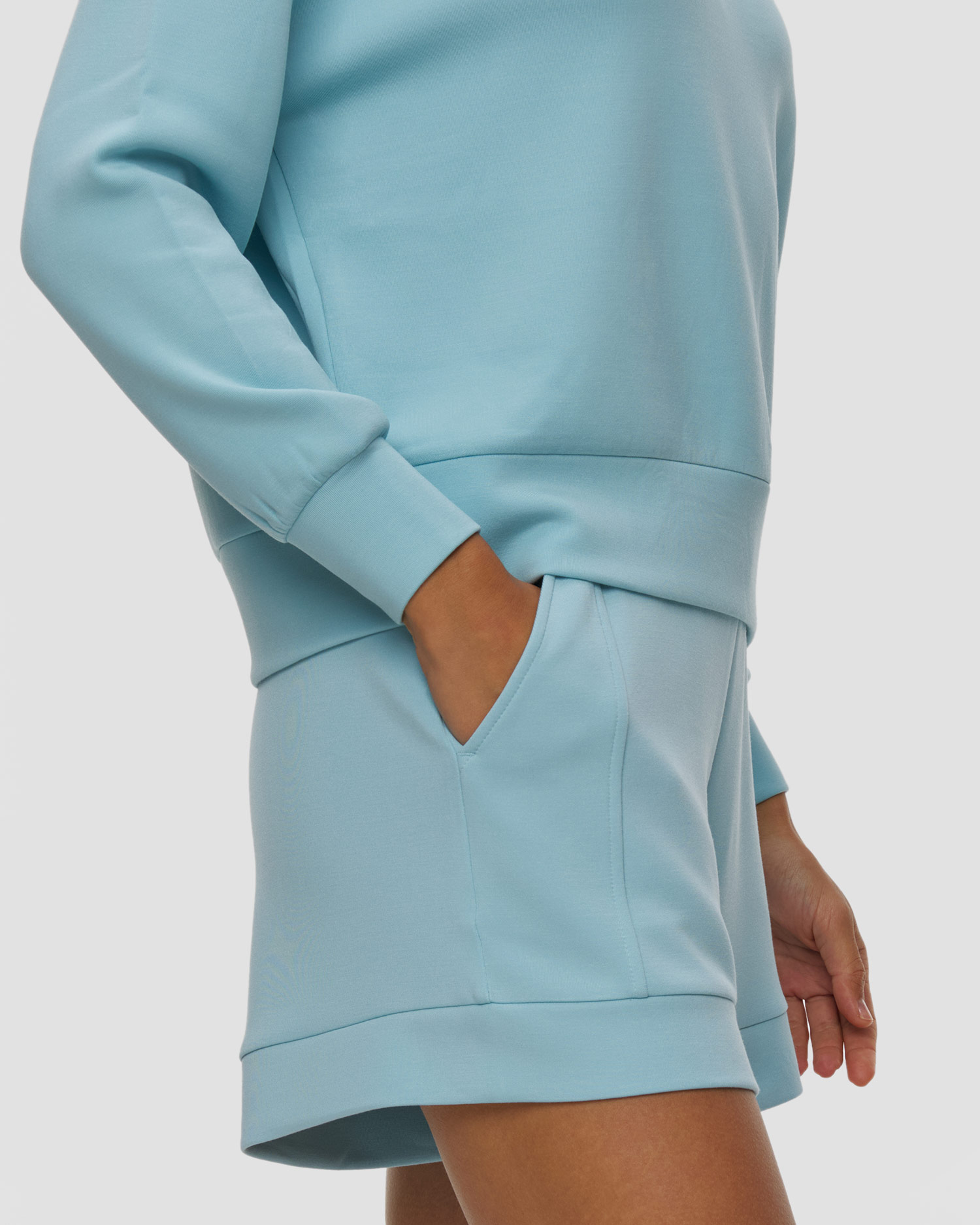 Dámské modré šortky Varley Atrium High Rise Short 4.5
