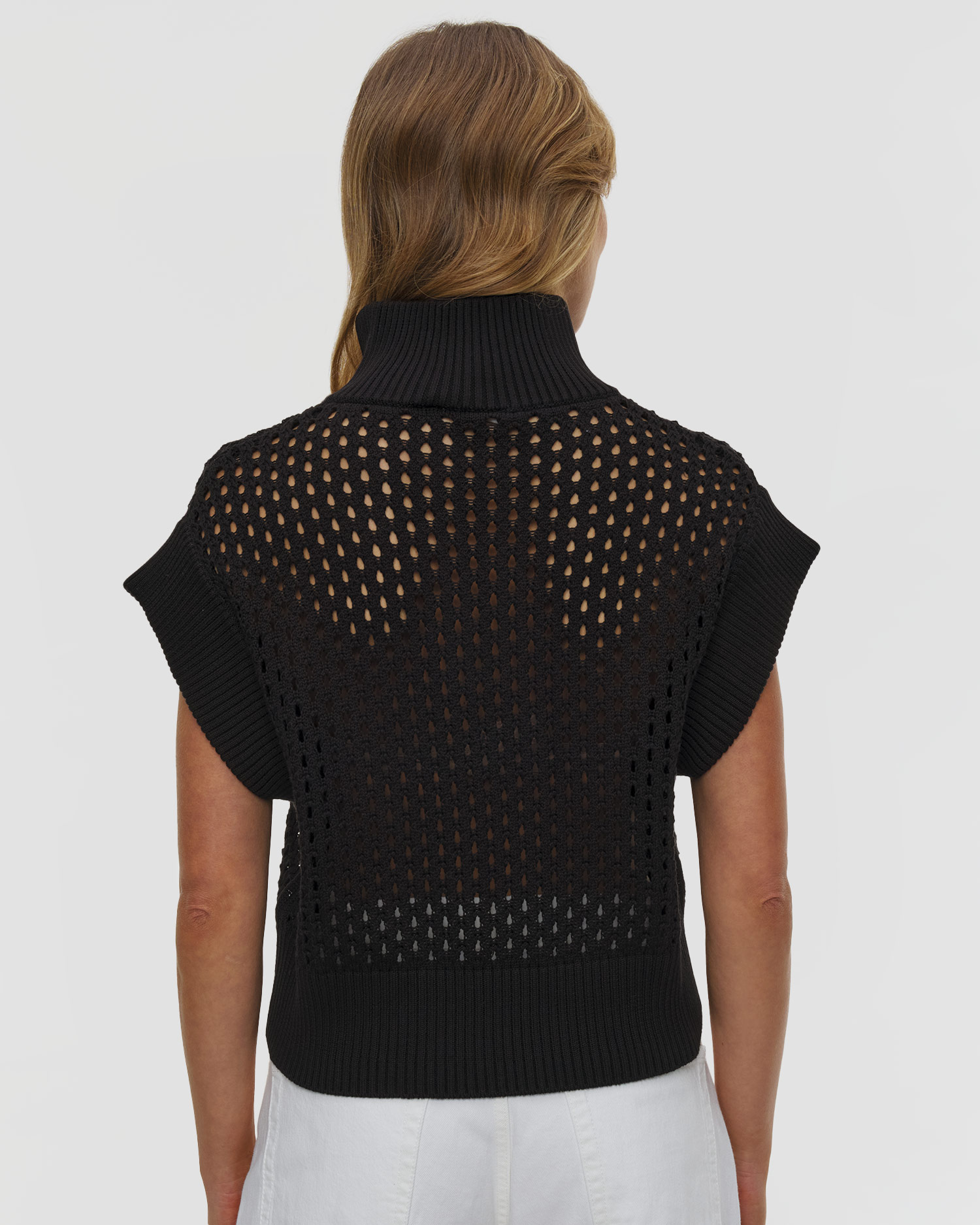 Pulover negru pentru femei Varley Gaines Half Zip Knit