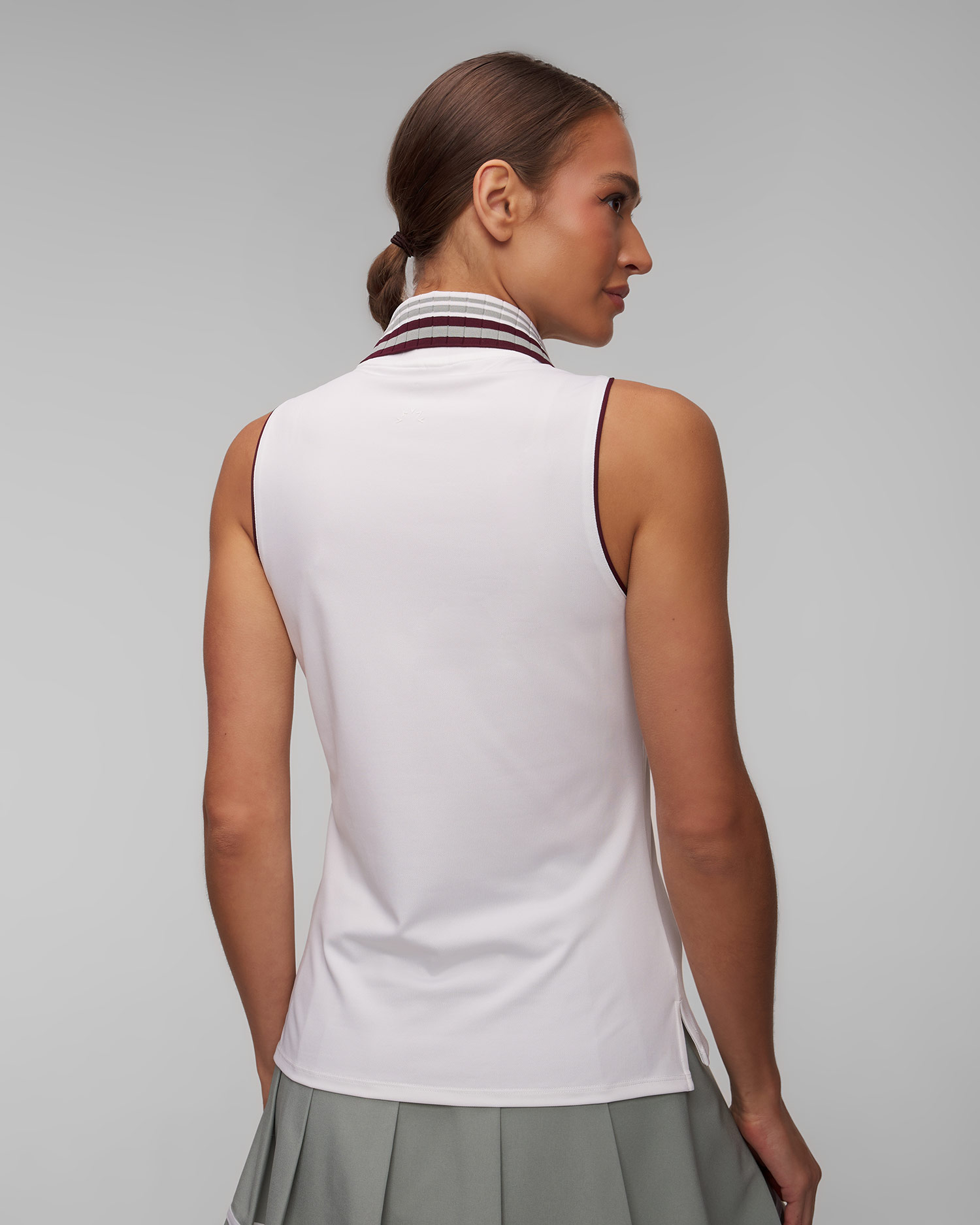Biały top damski Varley Elkton Performance Tank