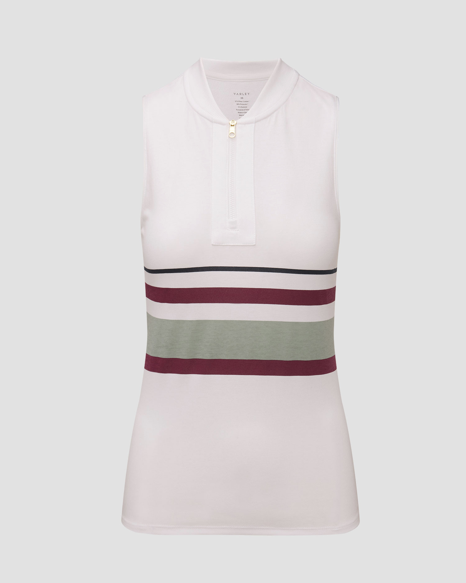 Tricou alb pentru femei Varley Maya Performance Tank