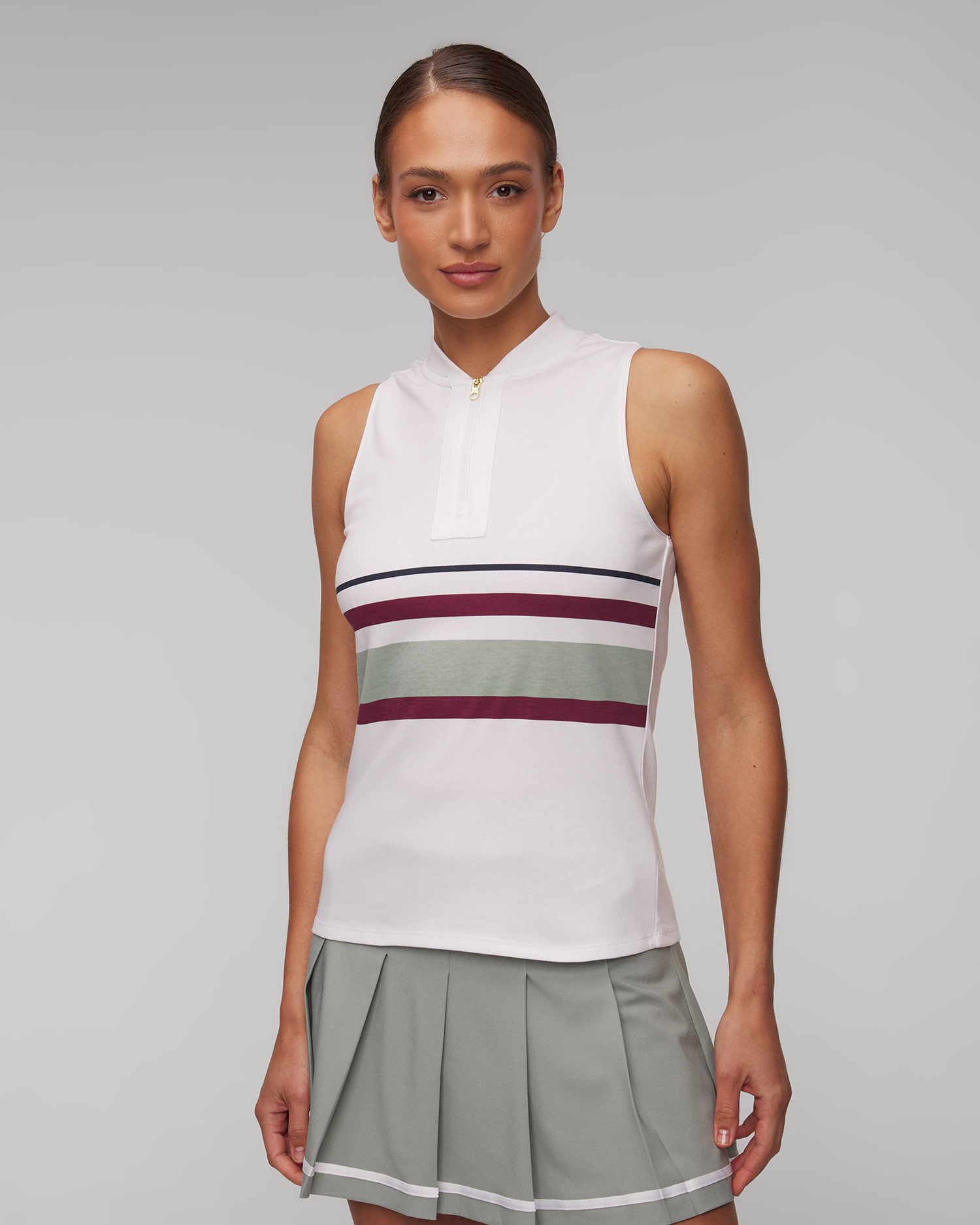 Tricou alb pentru femei Varley Maya Performance Tank