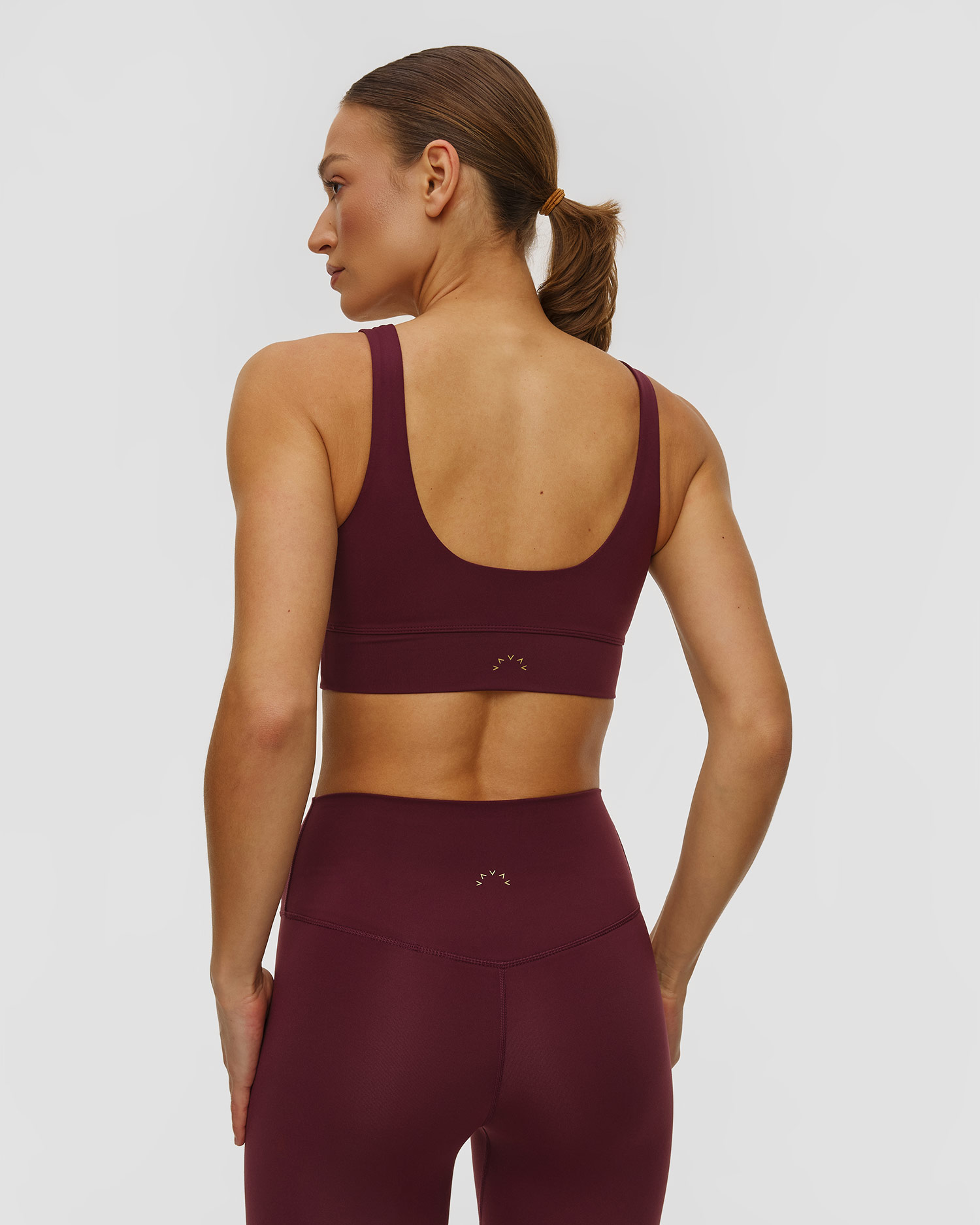 Varley Freesoft Cori Bra Sport-Top für Damen in Dunkelrot