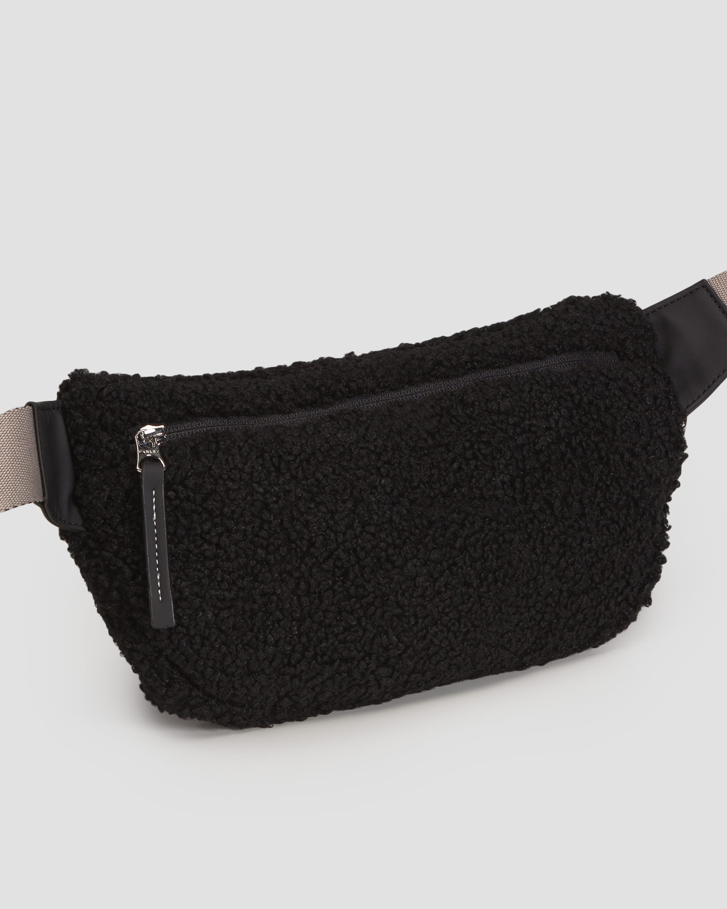 Borsetă neagră pentru femei Varley Kansa Sherpa Belt Bag