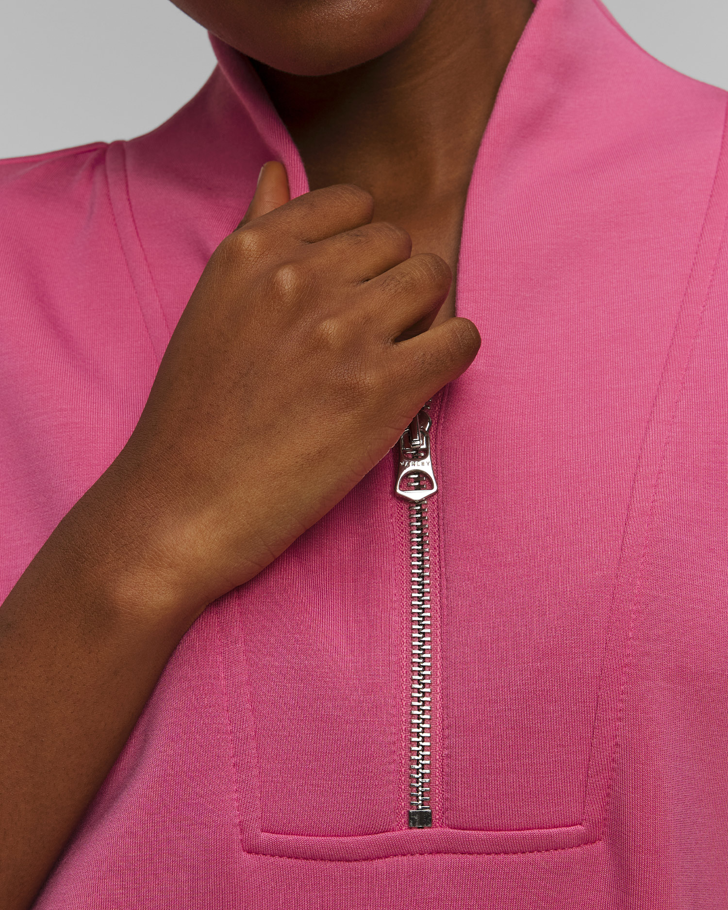 Sweat-shirt rose pour femmes Varley Loretta Half Zip 