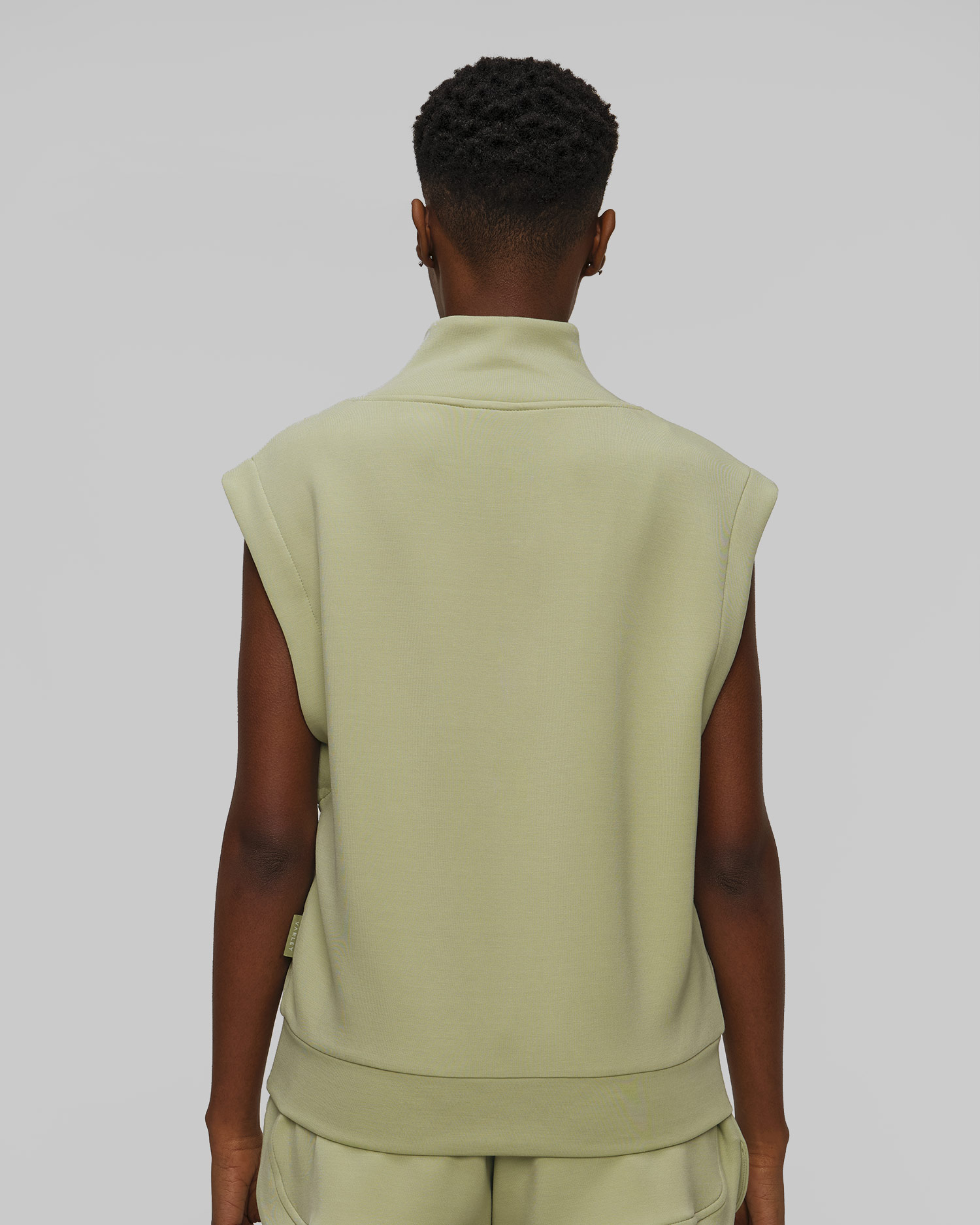 Sweat-shirt vert pour femmes Varley Loretta Half Zip 