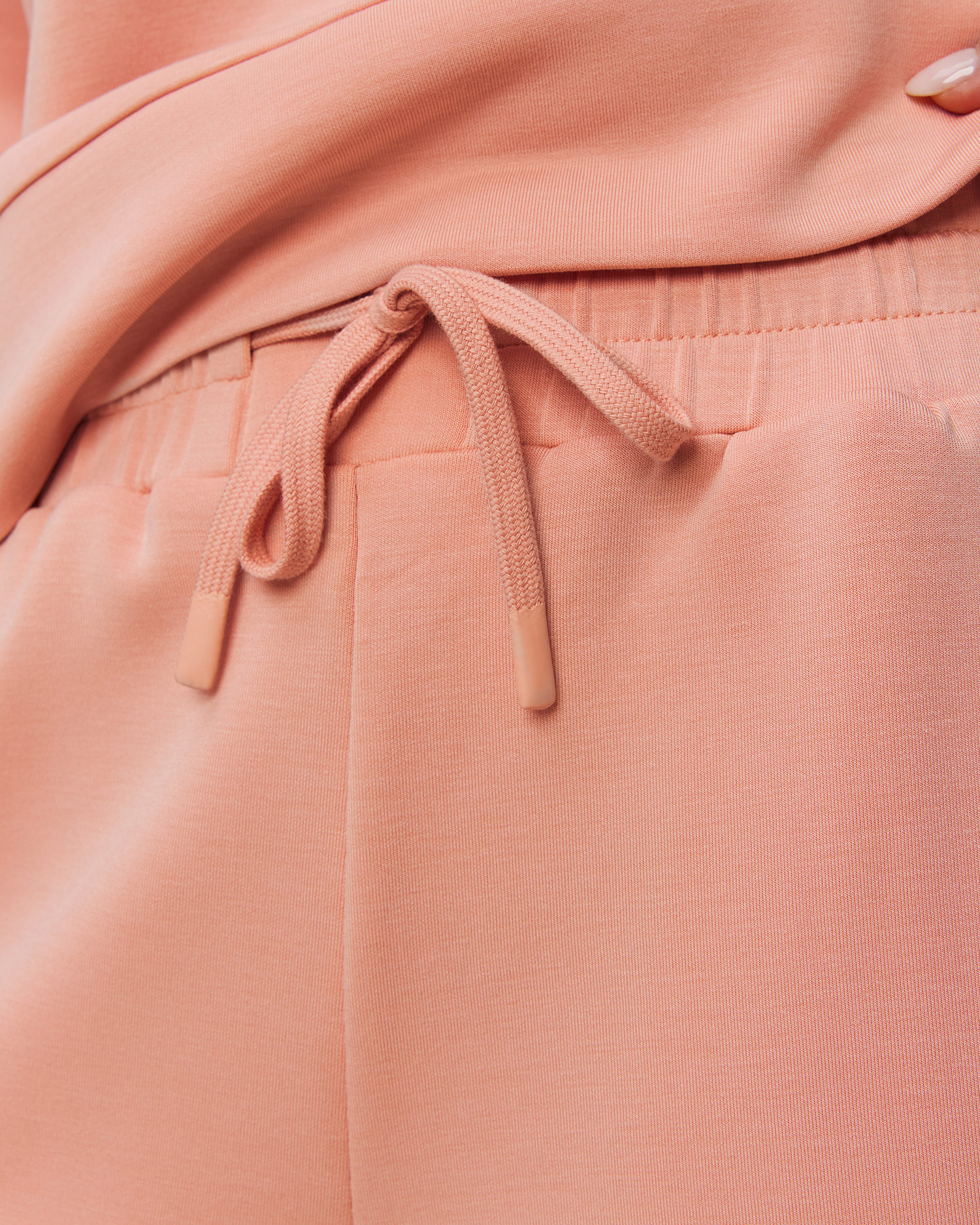 Łososiowe szorty dresowe damskie Varley Ollie High Rise Short 3.5