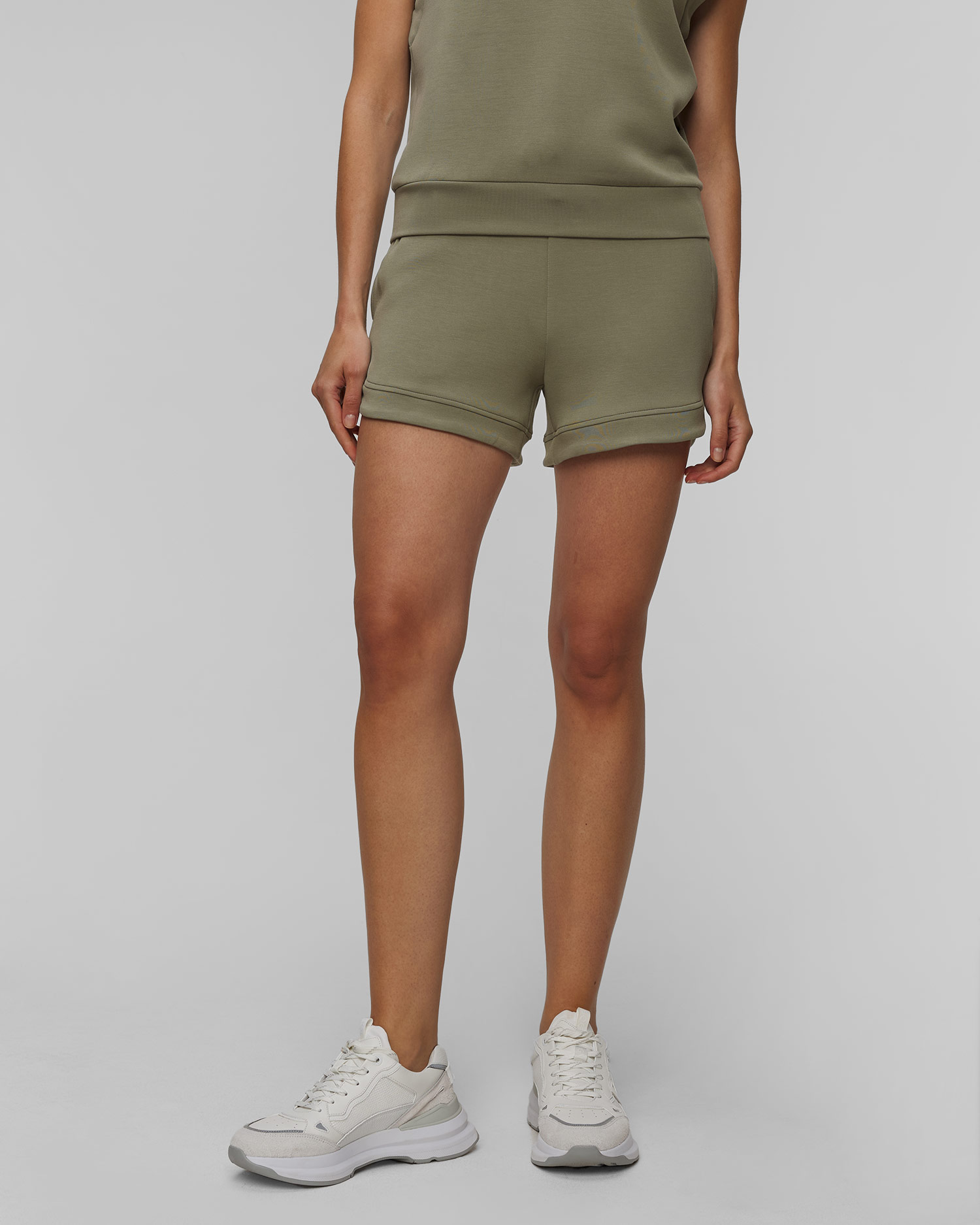 Shorts verdi da tuta da donna Varley Ollie High Rise Short 3.5