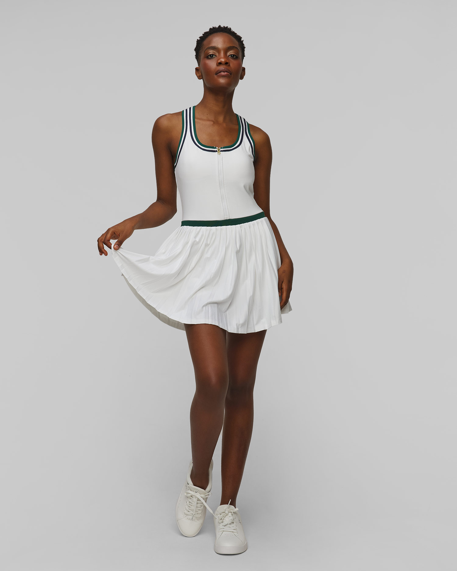 Rochie albă pentru femei Varley Jane Court Dress 28