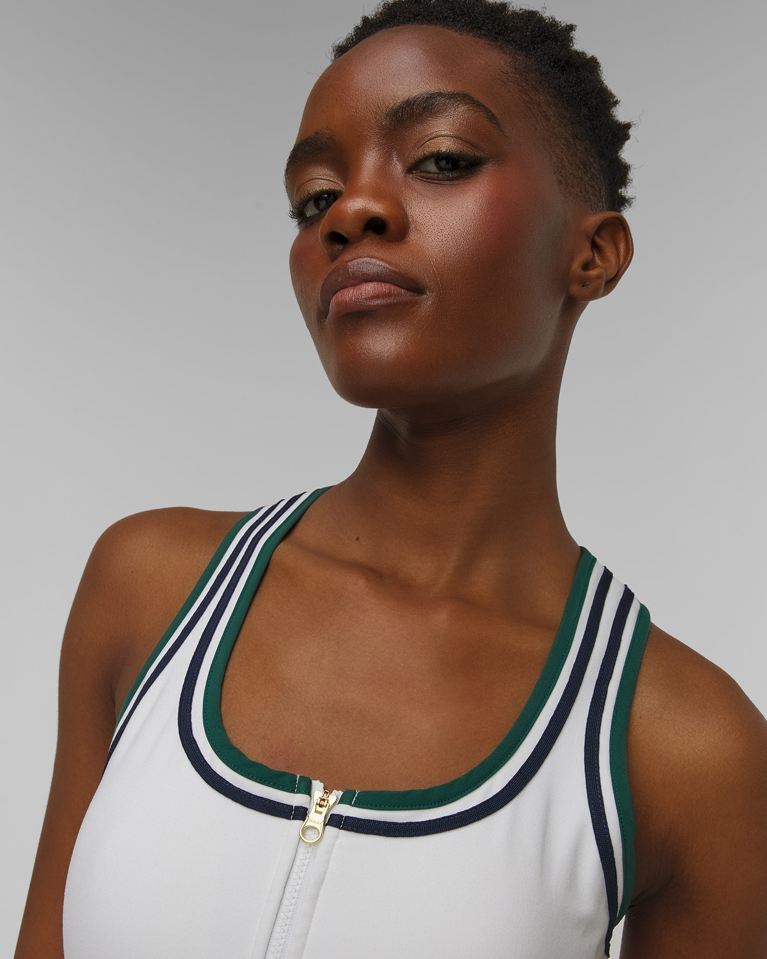 Rochie albă pentru femei Varley Jane Court Dress 28