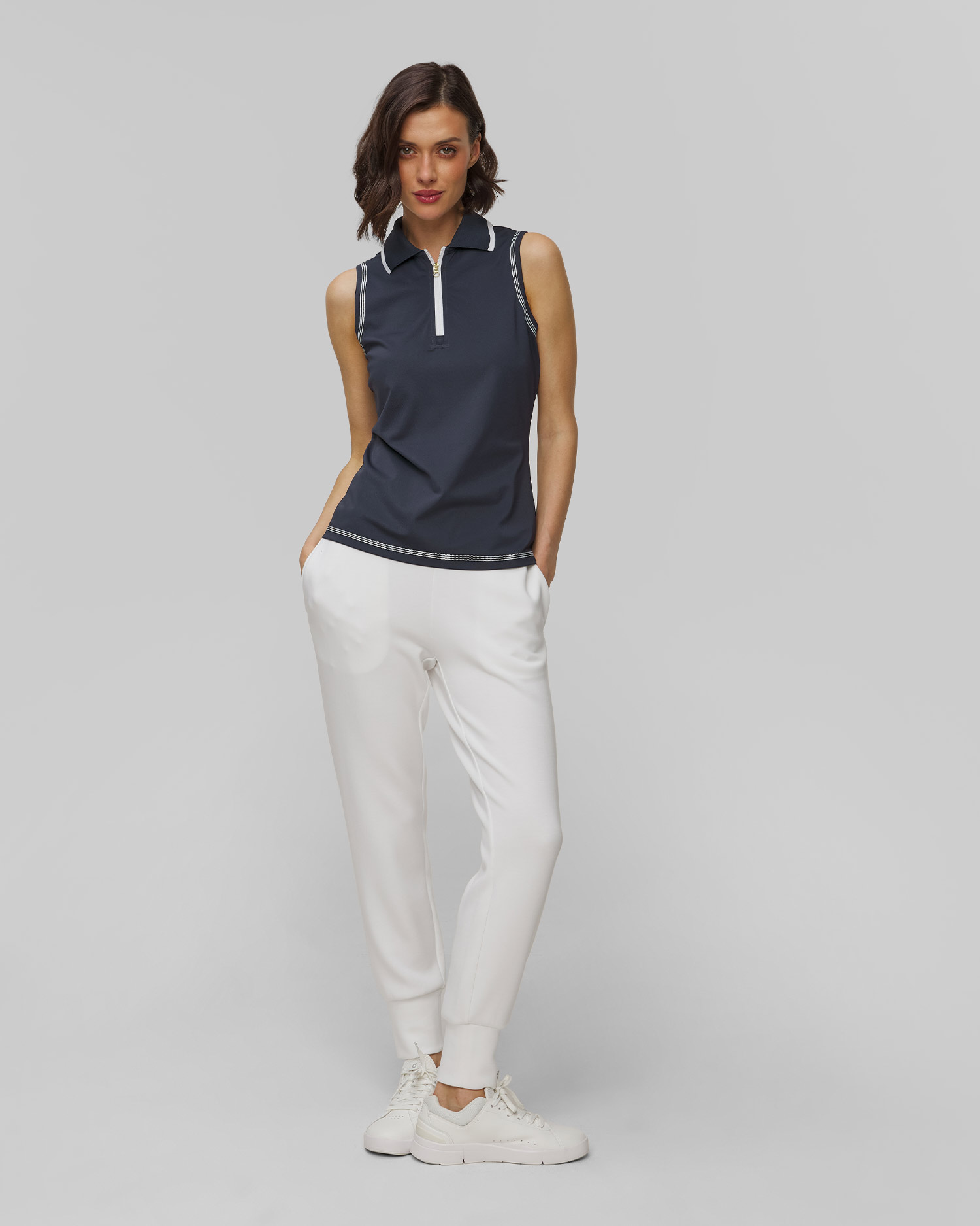 Granatowy top damski Varley Cammie Performance Tank