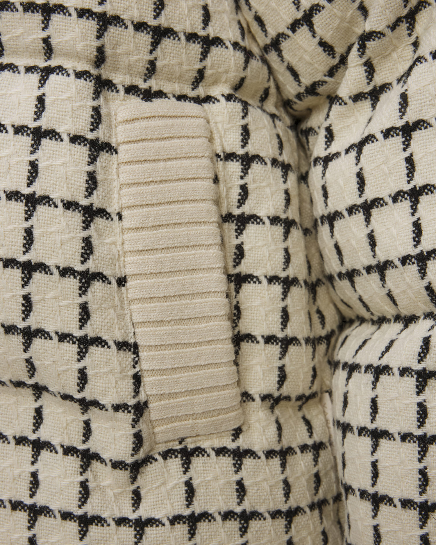 Veste en laine pour femmes Varley Eugene Check Short Puffer