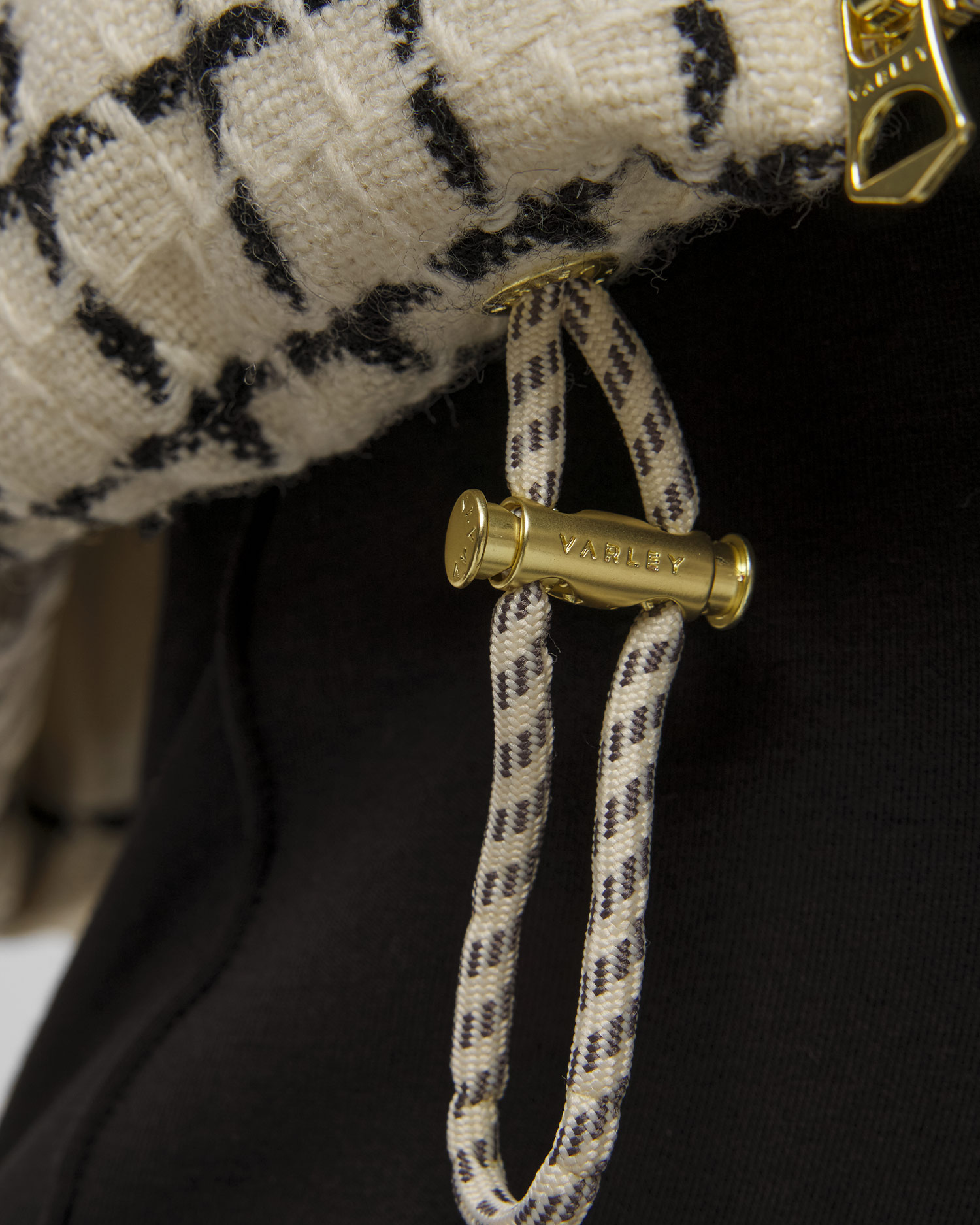 Veste en laine pour femmes Varley Eugene Check Short Puffer