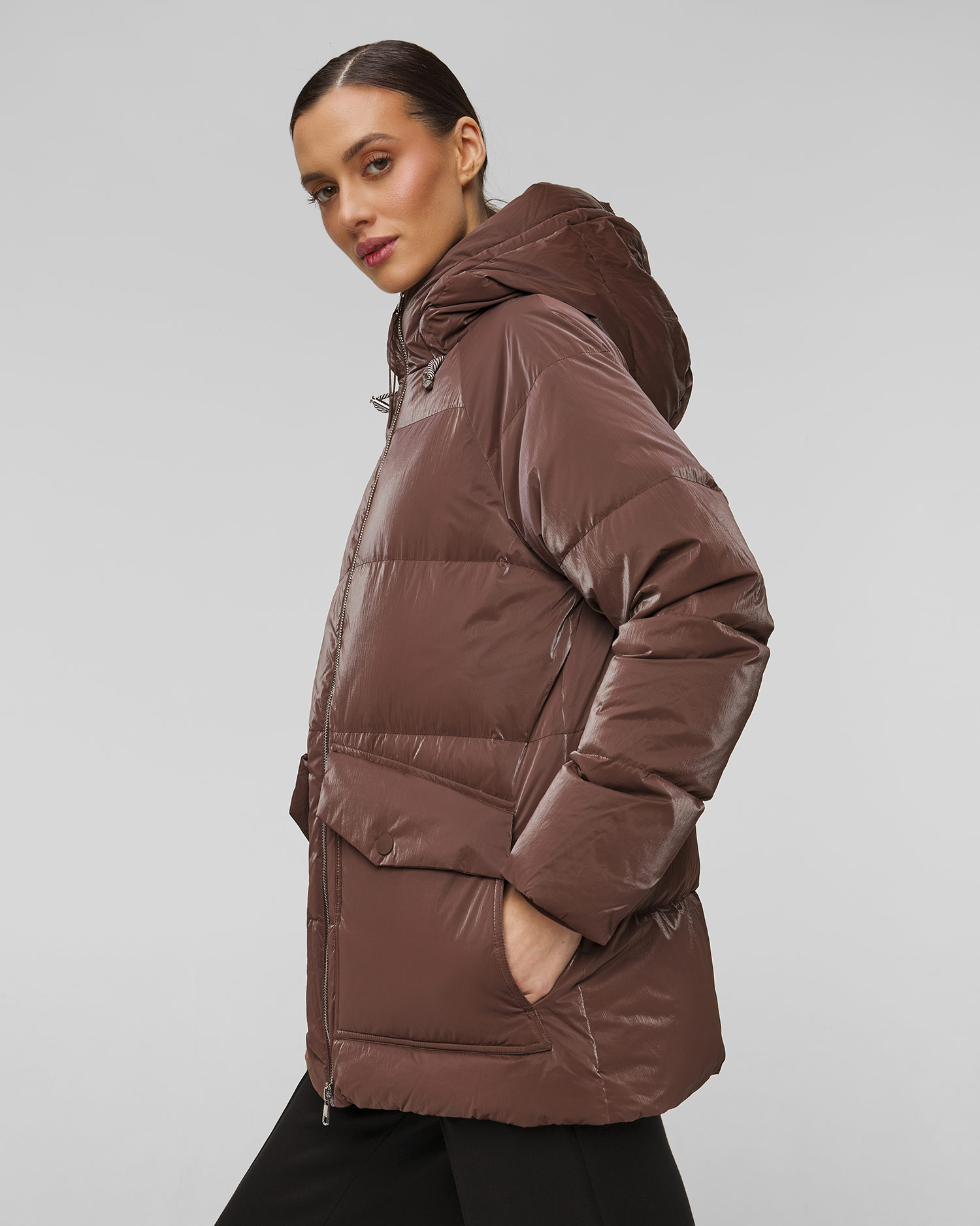 Doudoune marron pour femmes Varley Fullerton Down Jacket