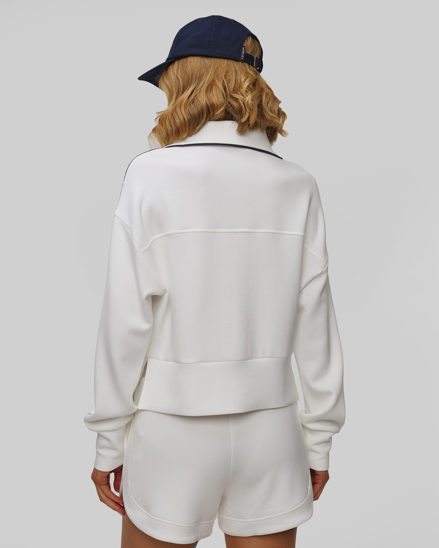 Bílá dámská mikina Varley Davenport Half Zip