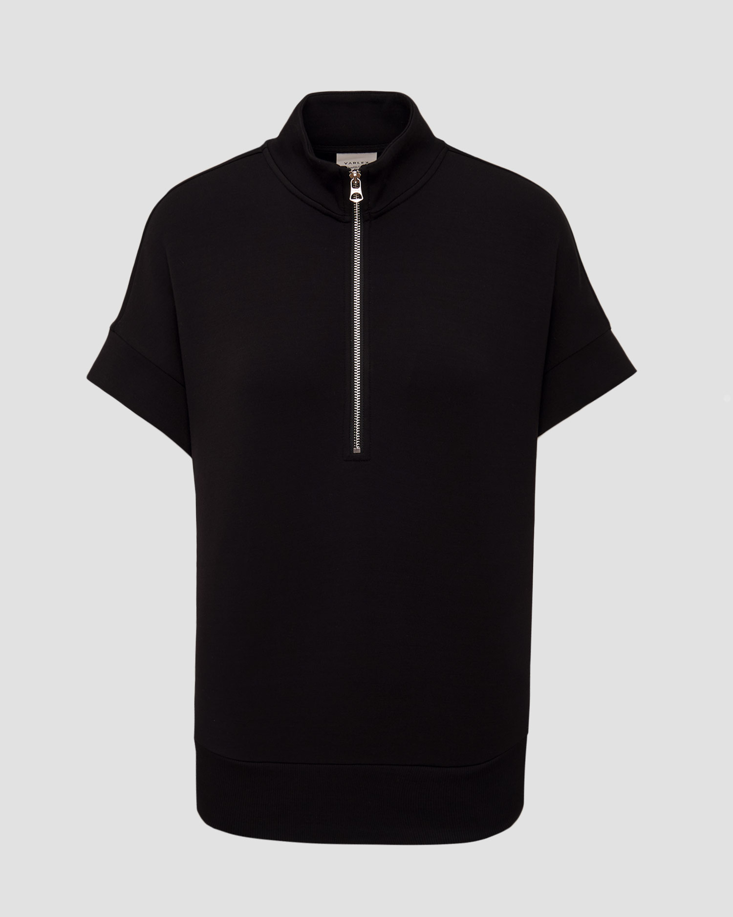 Dámska čierna mikina Varley Ritchie Short Sleeve Sweat, Farba-Vzor: Czarny