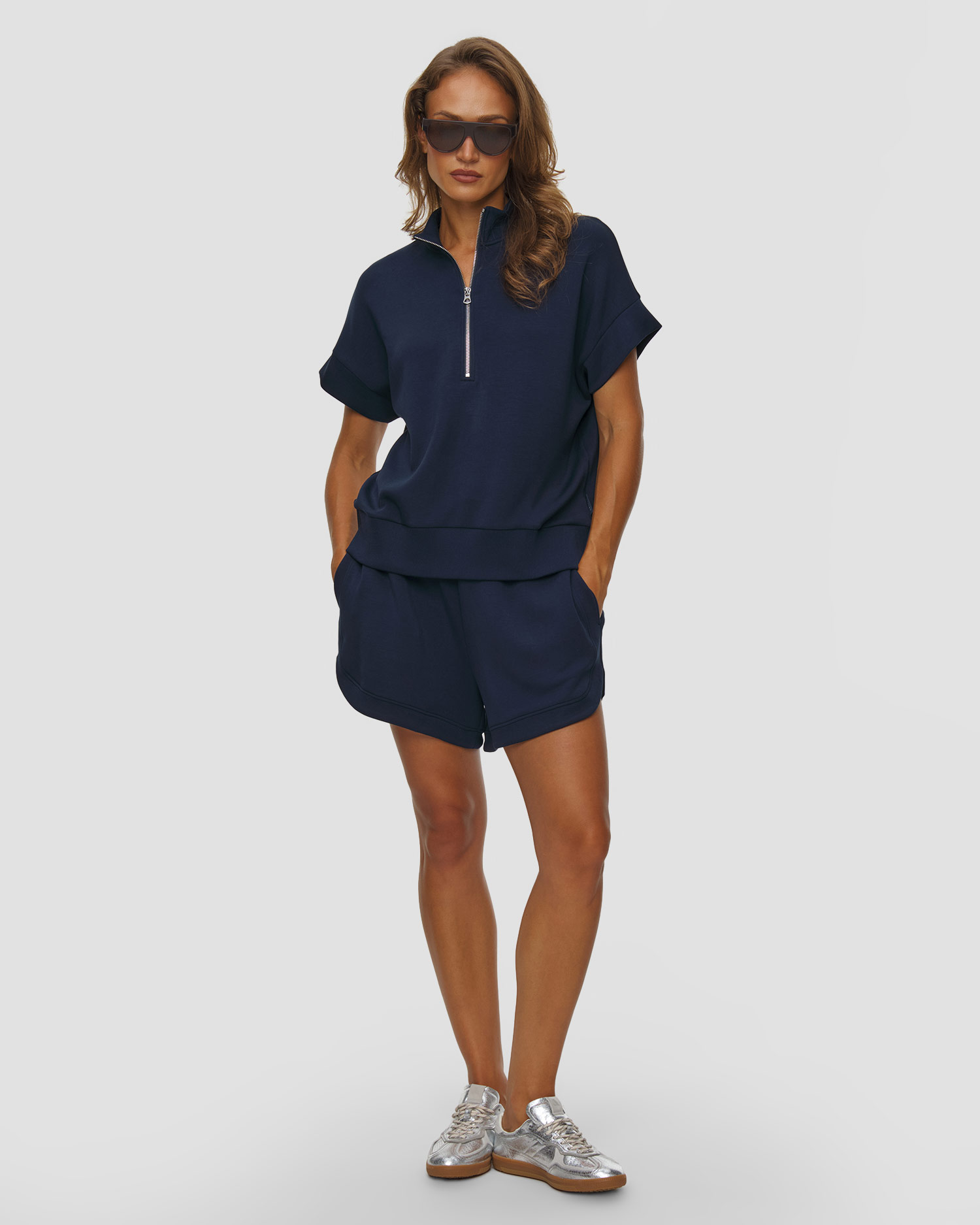 Dámska mikina s krátkym rukávom Varley Ritchie Short Sleeve Sweat