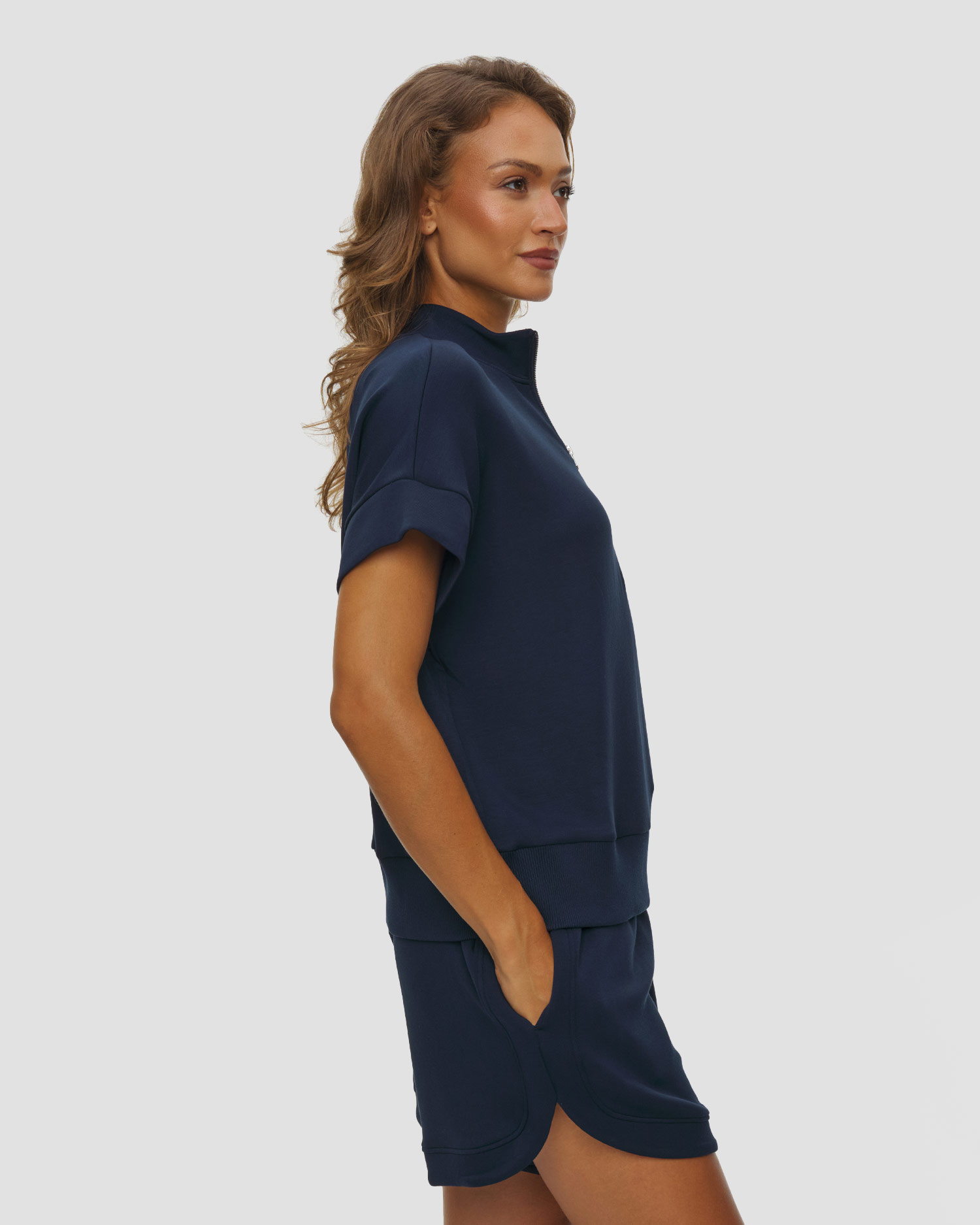 Dámska mikina s krátkym rukávom Varley Ritchie Short Sleeve Sweat