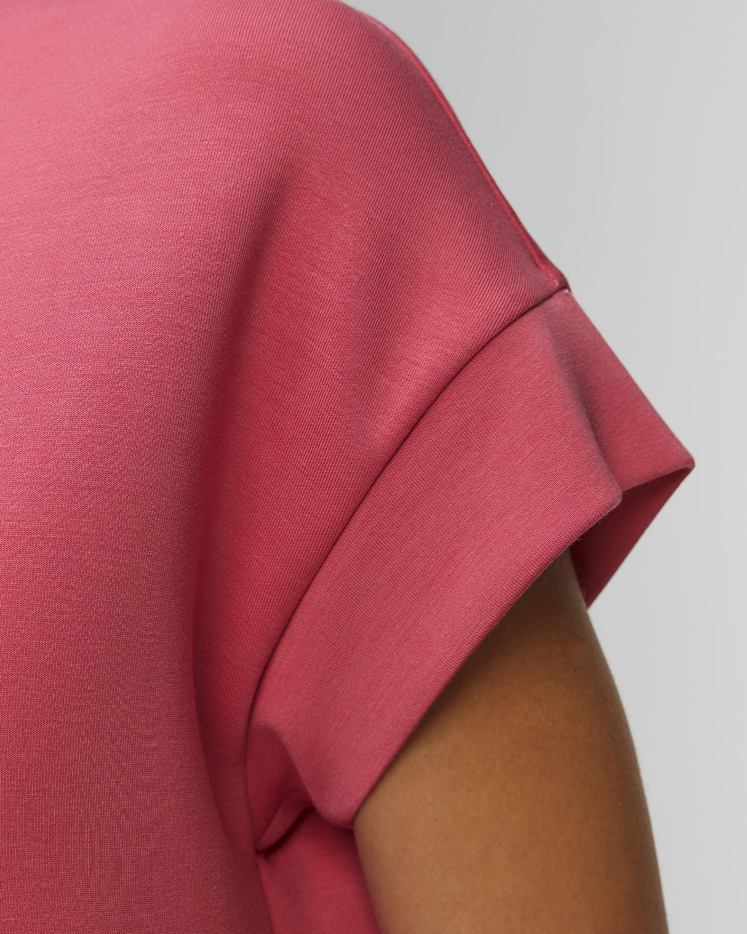 Women's pink Varley Ritchie Short Sleeve Sweatshirt