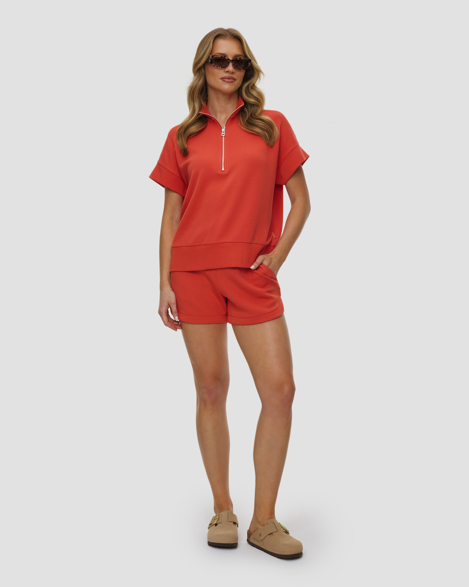 Dámska mikina s krátkym rukávom Varley Ritchie Short Sleeve Sweat