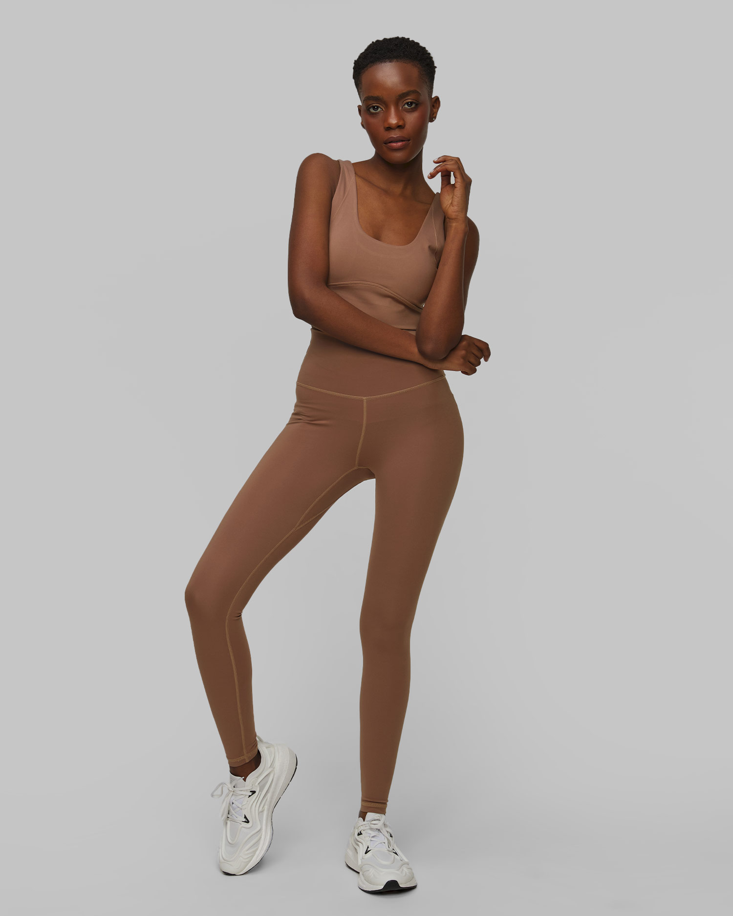 Varley FreeSoft High Rise Legging 27 Damen-Leggings in Braun