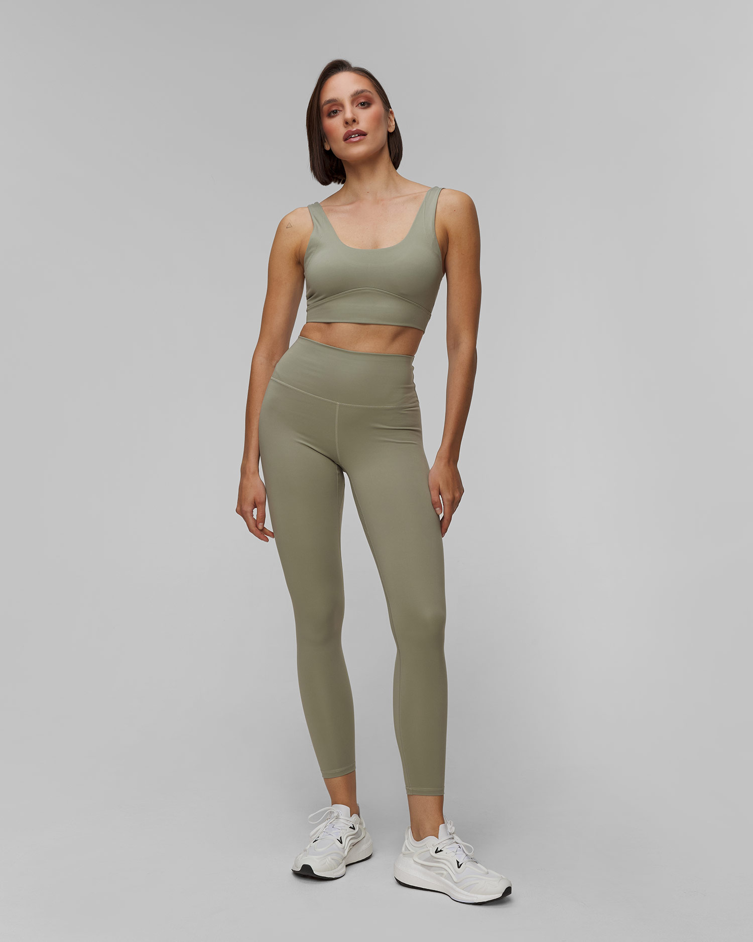 Women's green Varley FreeSoft High Rise Legging 27, Color/Pattern: Zielony
