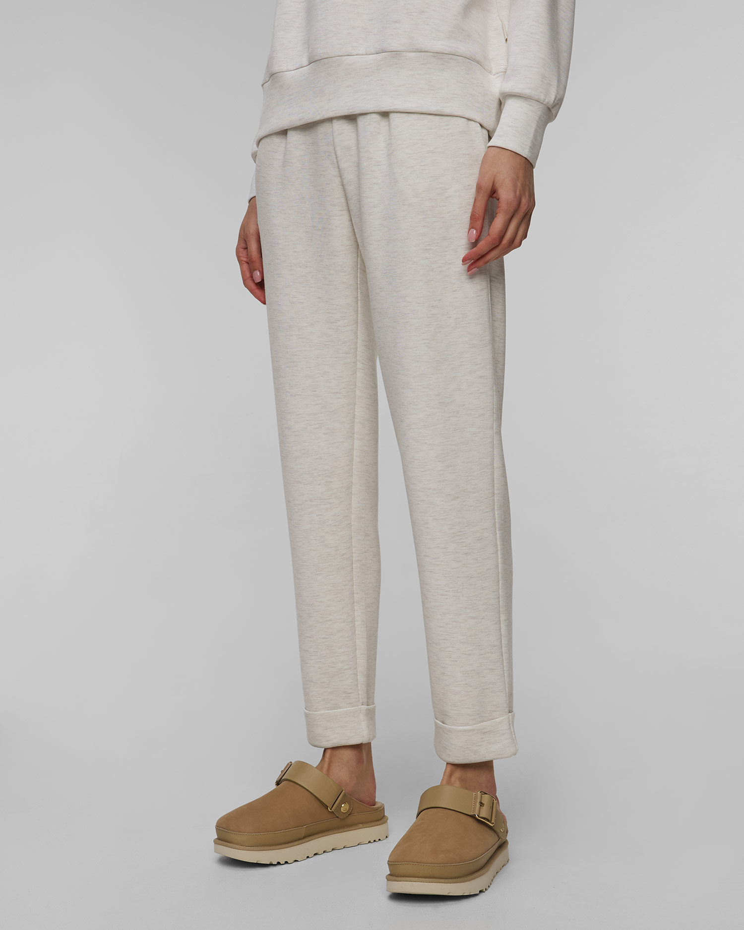 Pantaloni de trening gri pentru femei Varley The Rolled Cuff Pant 28.5