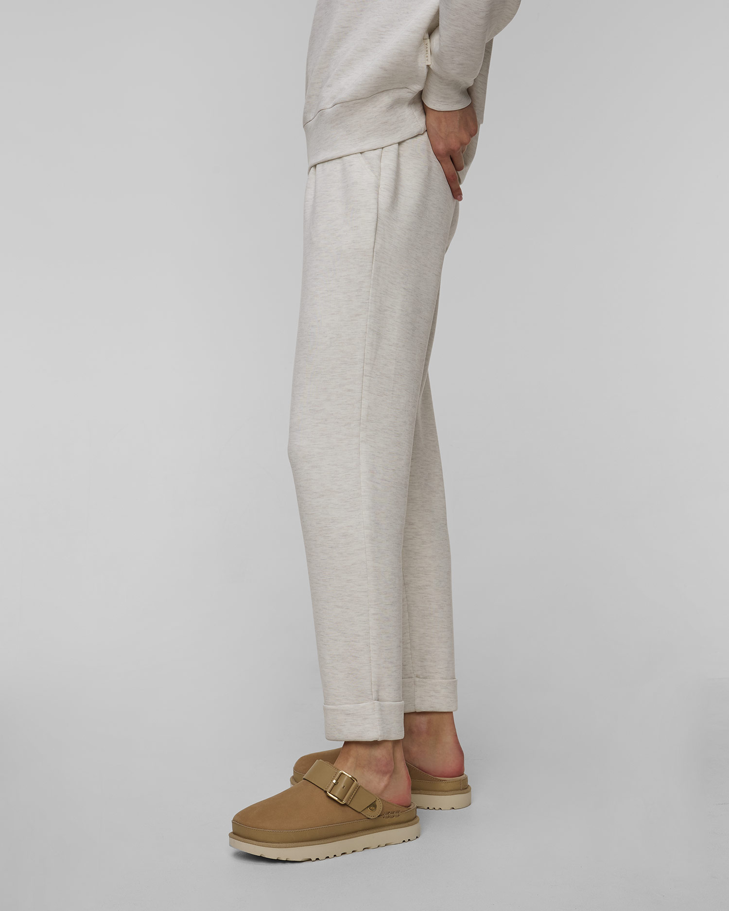 Women's grey sweatpants Varley The Rolled Cuff Pant 28.5