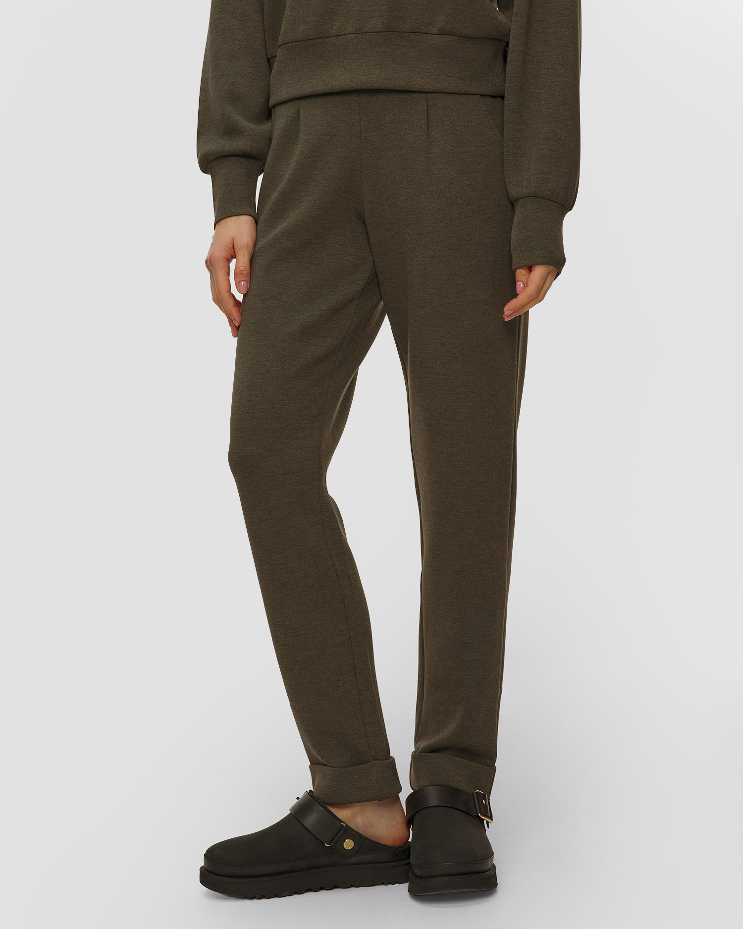 Women's pants Varley The Rolled Cuff Pant 28.5, Color/Pattern: Zielony