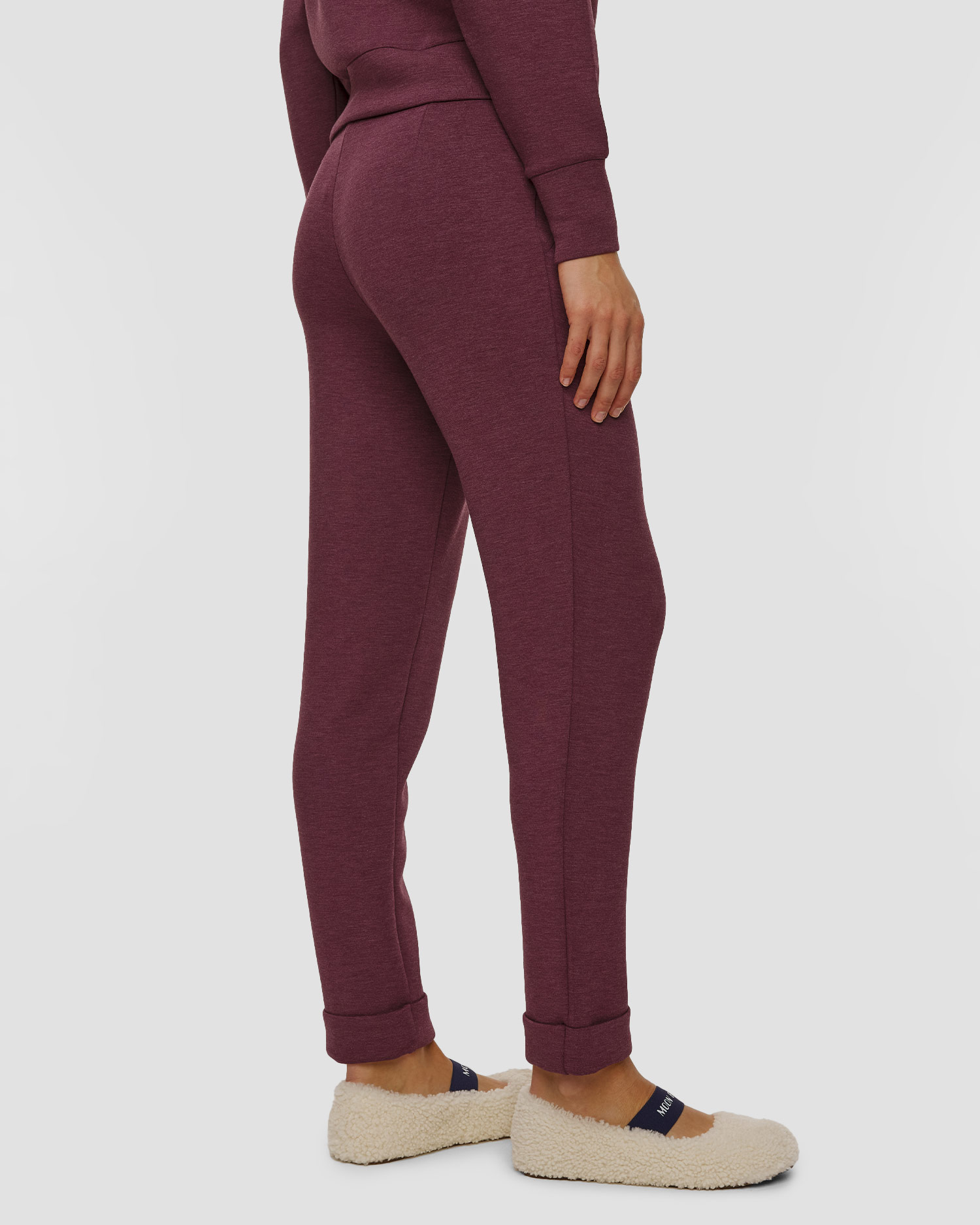 Varley The Rolled Cuff Pant 28.5 Damenhose in Dunkelrot