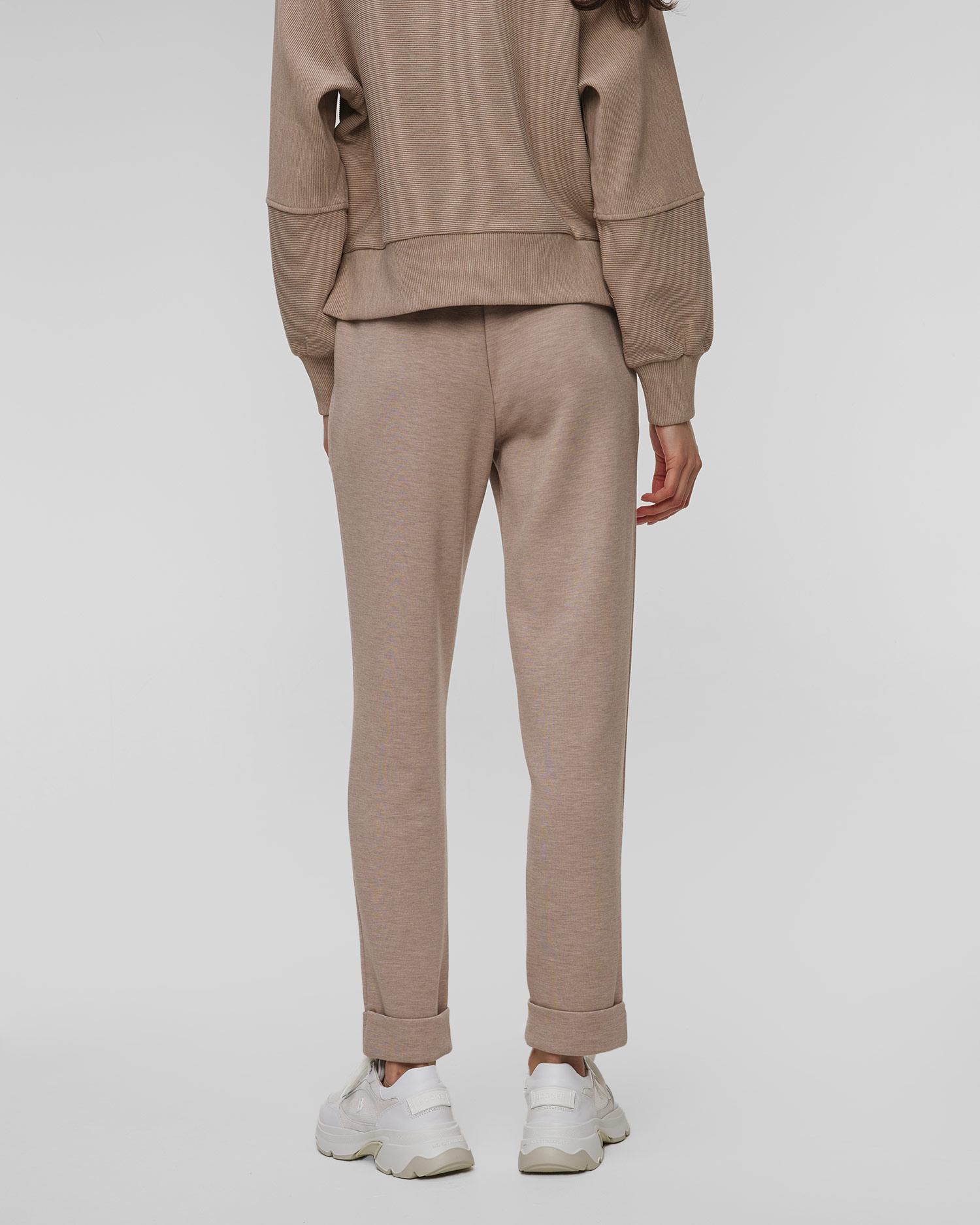 Pantaloni de trening maro deschis pentru femei Varley The Rolled Cuff Pant 28.5