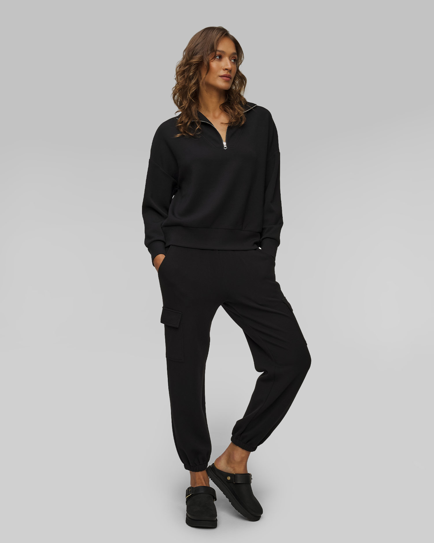 Varley The Cargo Pant 27.5 Cargo-Jogginghose für Damen in Schwarz