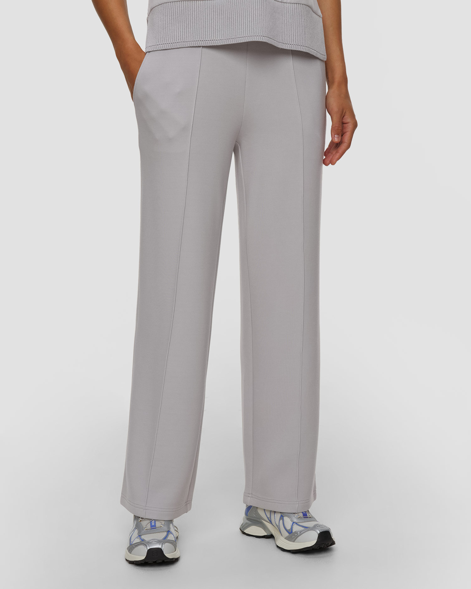 Varley The Wide Leg Pant 30 Damen-Jogginghose, Farbe/Muster: Szary