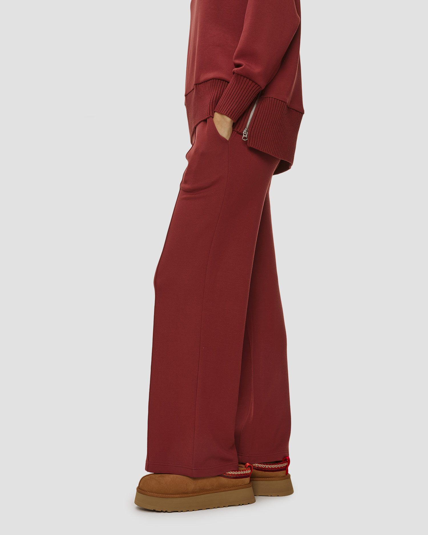 Dámske teplákové nohavice Varley The Wide Leg Pant 30