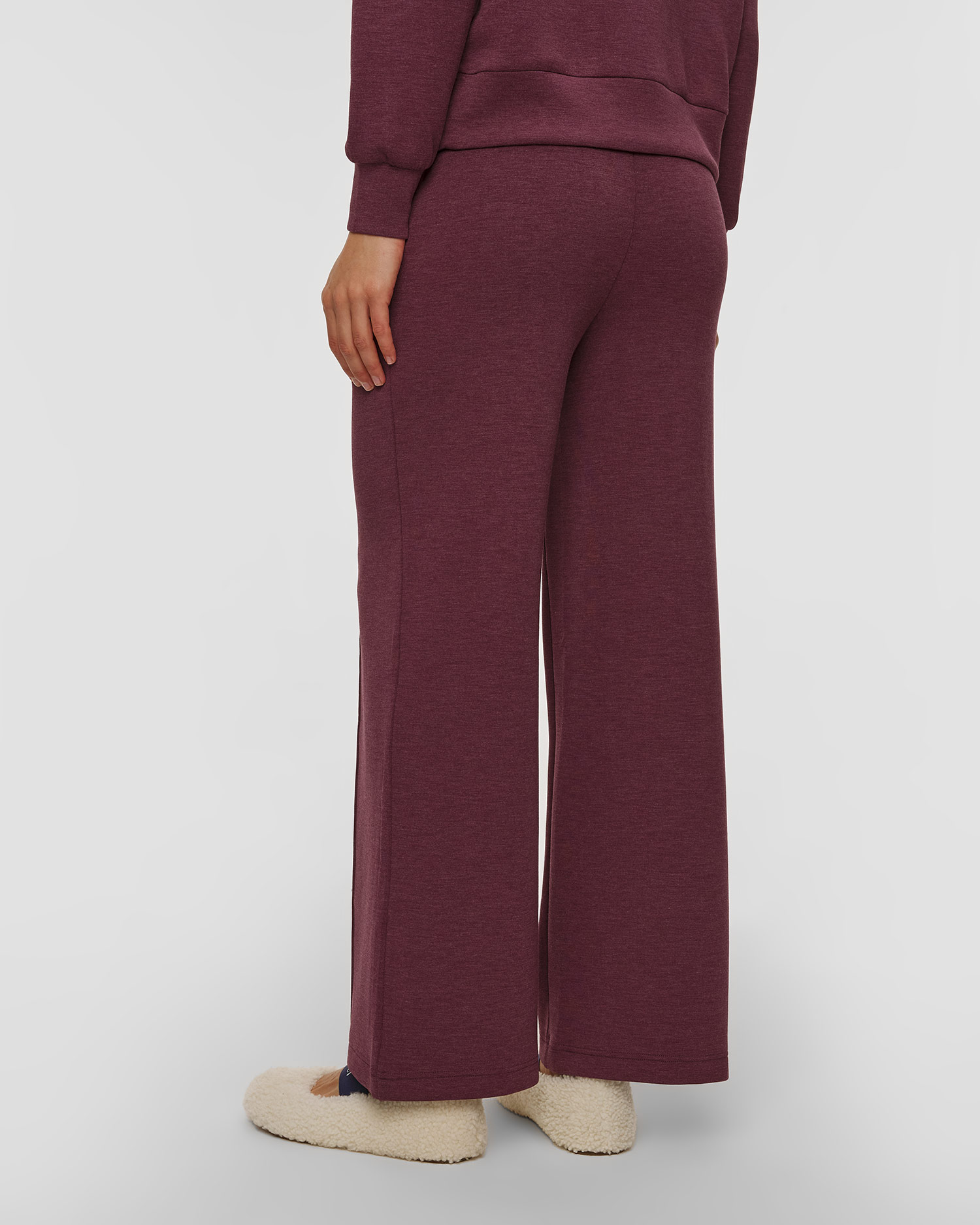 Varley The Wide Leg Pant 30 Damen-Jogginghose in Dunkelrot
