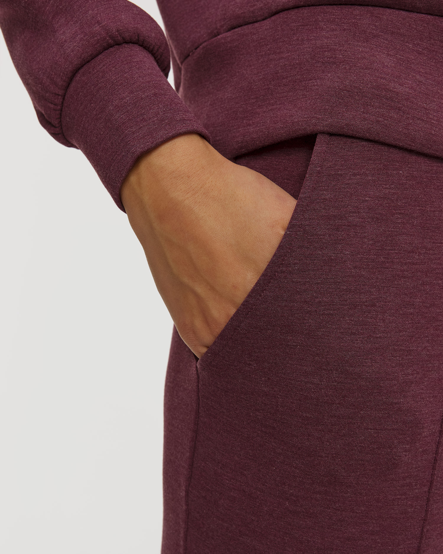 Varley The Wide Leg Pant 30 Damen-Jogginghose in Dunkelrot