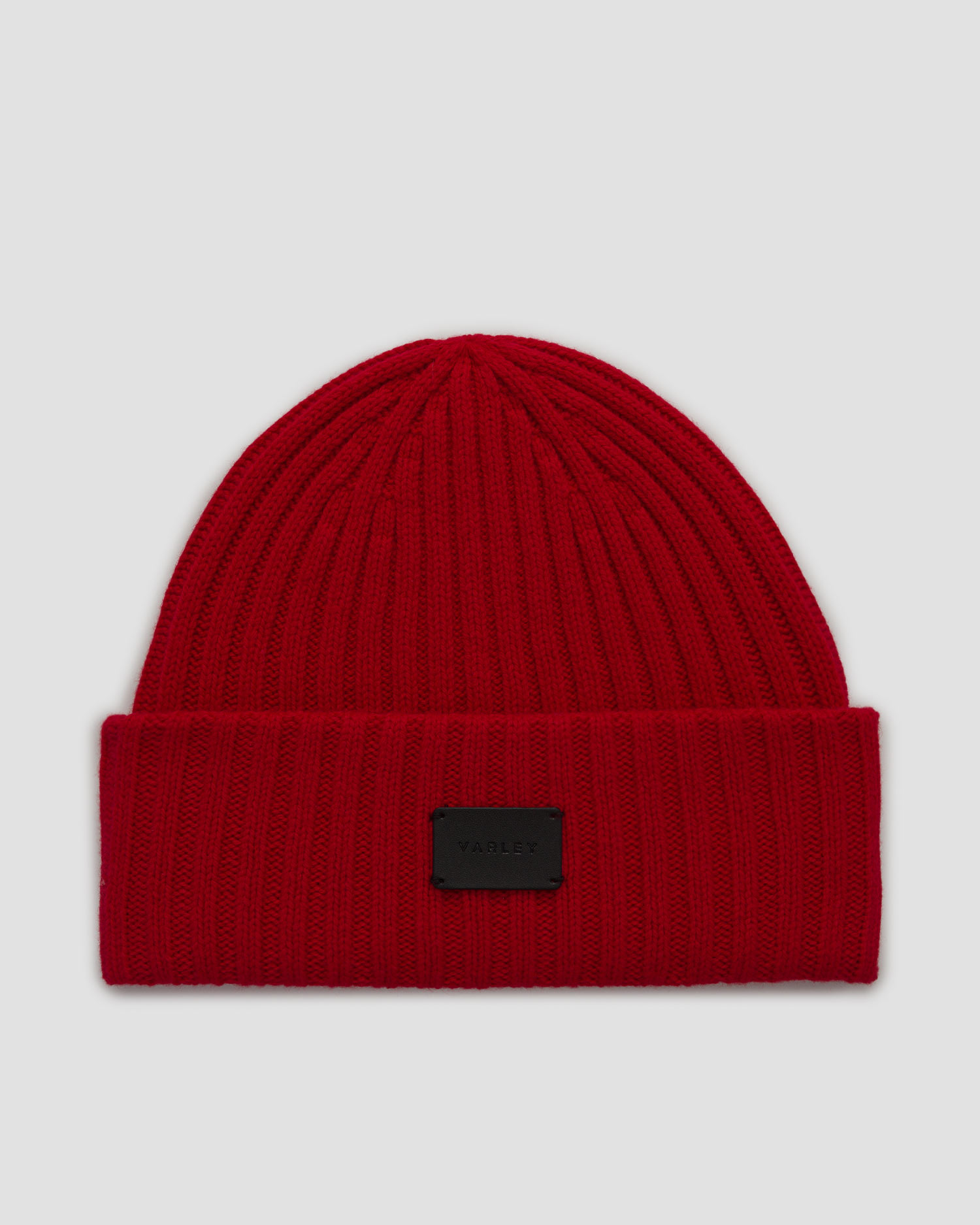 Varley Elva Chunky Rib Beanie Wollmütze für Damen in Rot