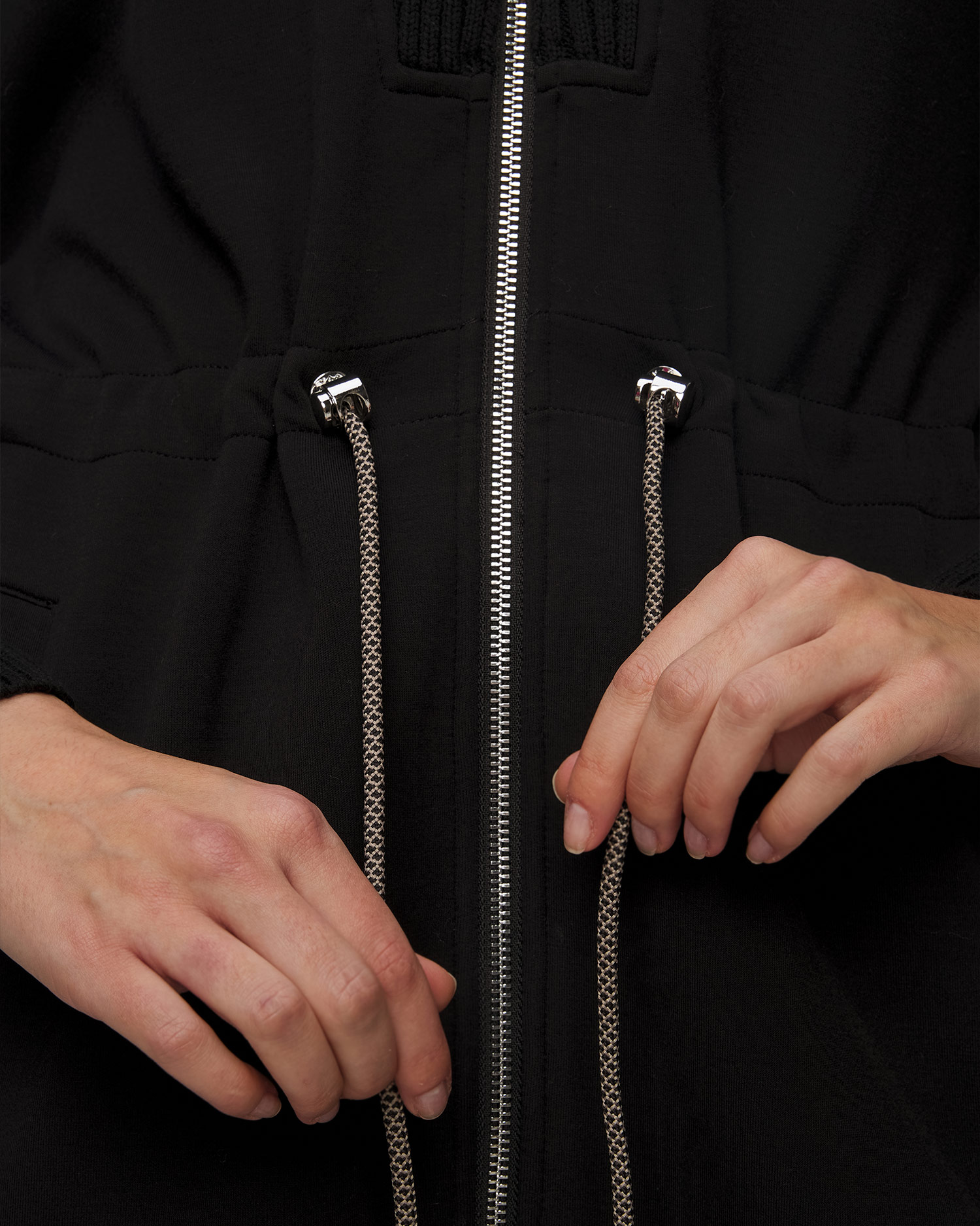 Women's black jacket Varley Palen Longline Zip Through