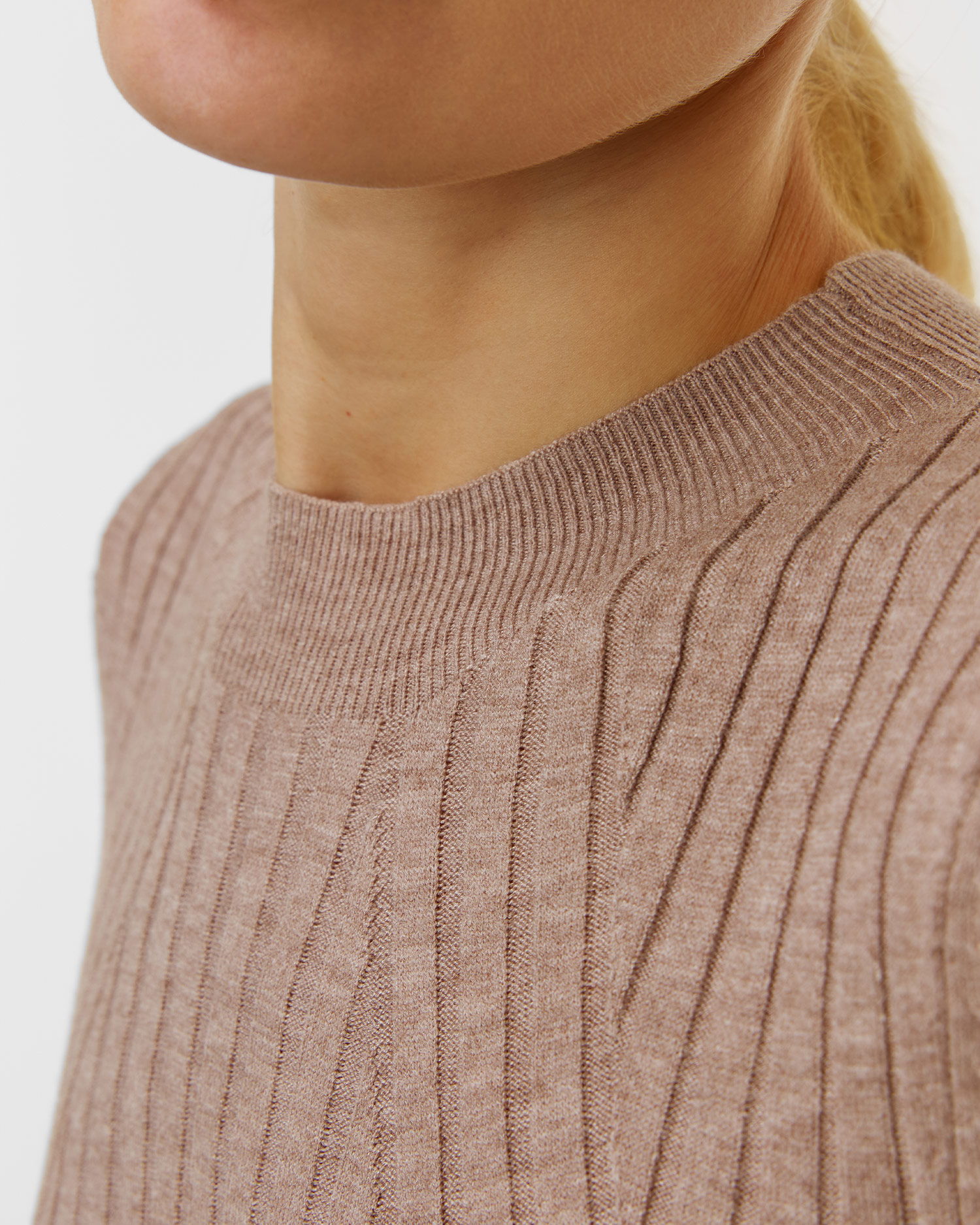 Sukienka dzianinowa damska Varley Axel Rib Knit Midi Dress