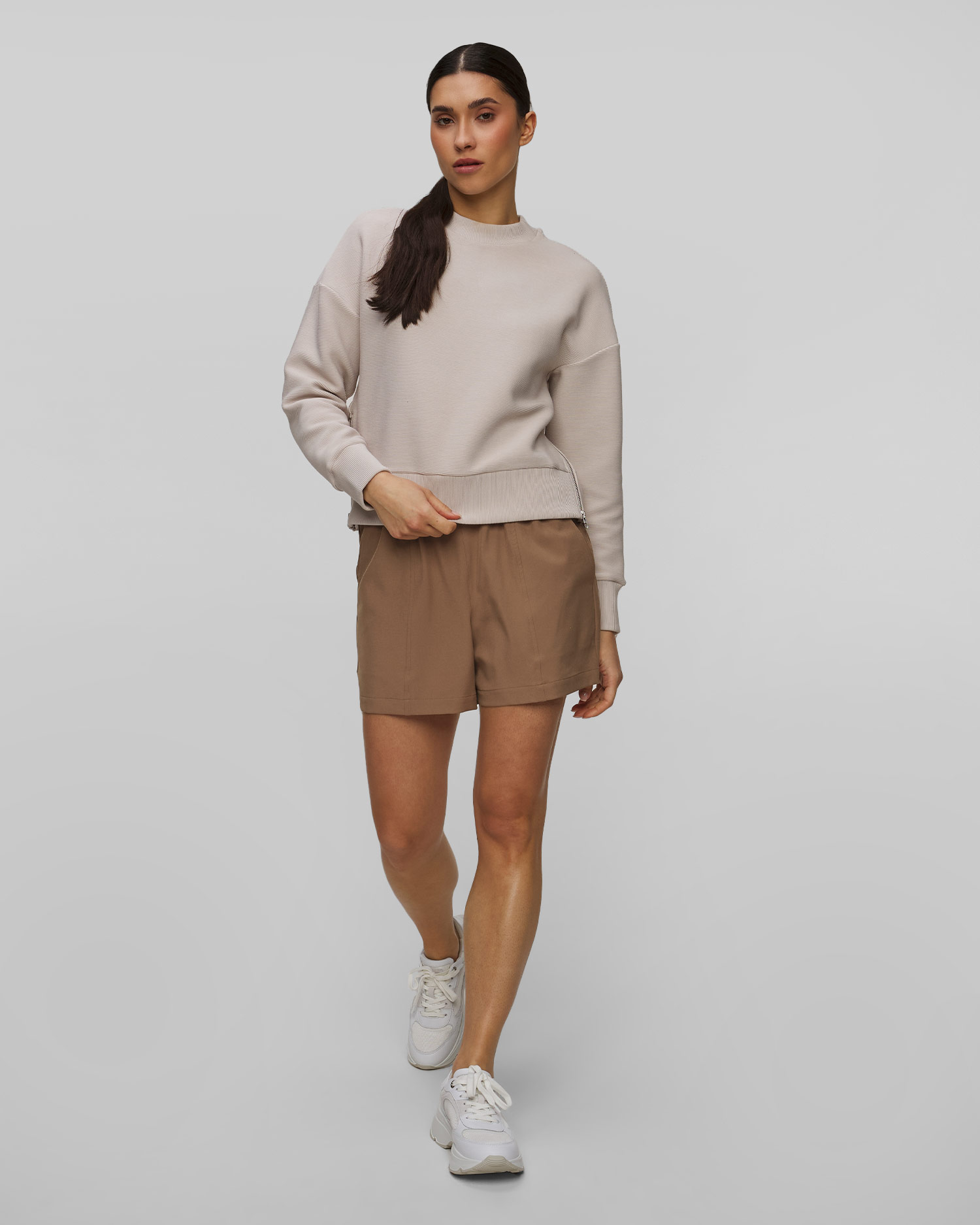 Women's beige Varley Addelyn Sweat