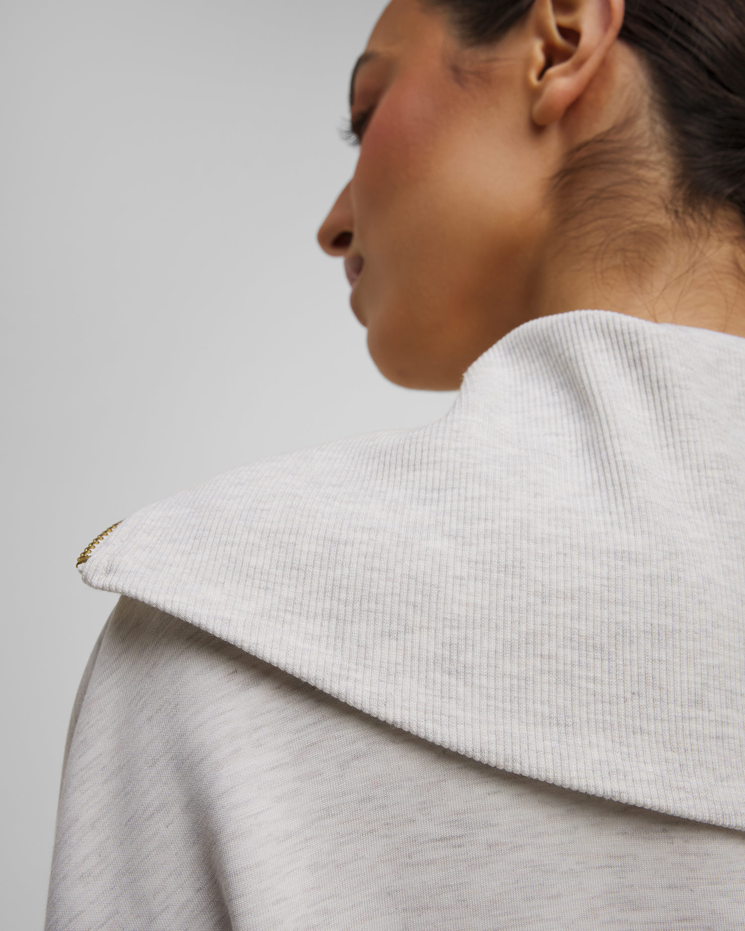 Szara bluza damska Varley Halley Zip Through Sweat