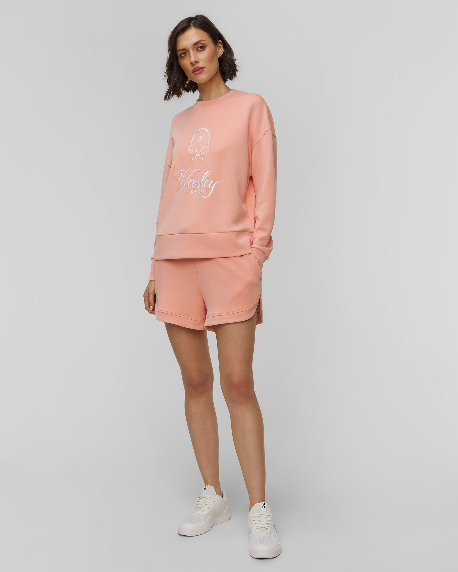 Dámska lososová mikina Varley Rasco Namesake Sweatshirt