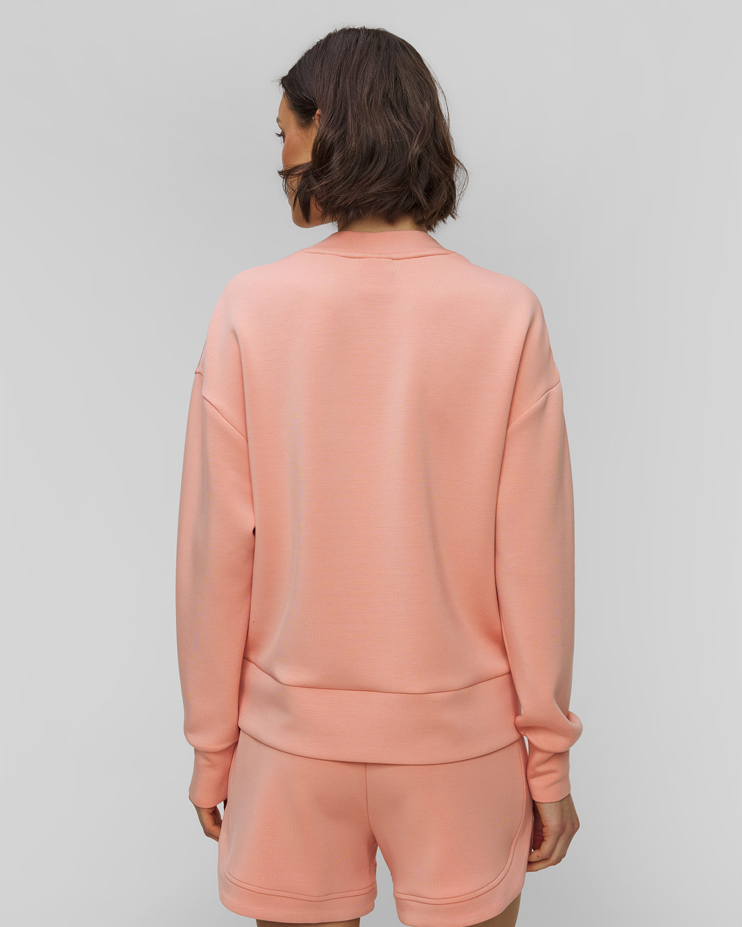 Varley Rasco Namesake Sweat Damen-Sweatshirt in Lachsfarbe