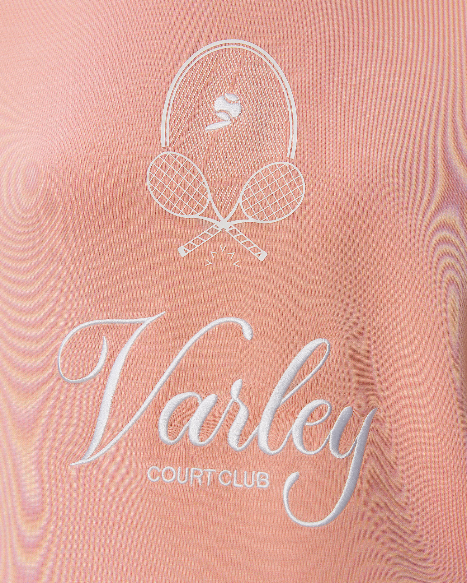 Varley Rasco Namesake Sweat Damen-Sweatshirt in Lachsfarbe