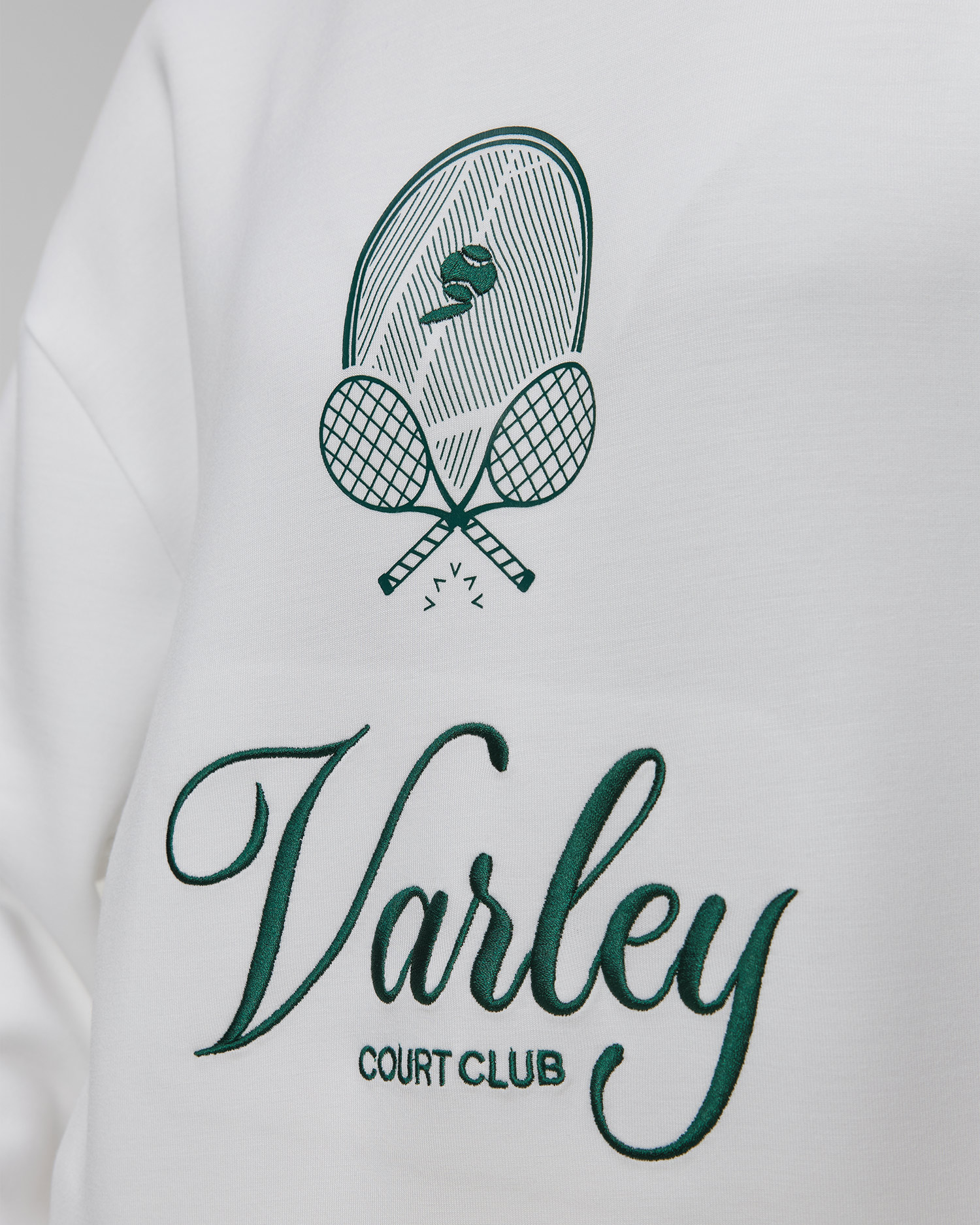 Biała bluza damska Varley Rasco Namesake Sweat