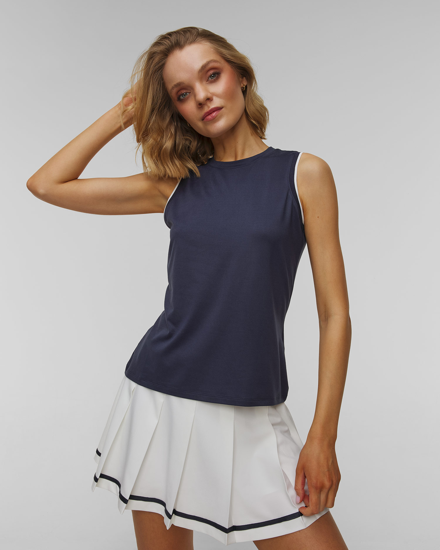 Granatowa koszulka damska Varley Arton Performance Tank