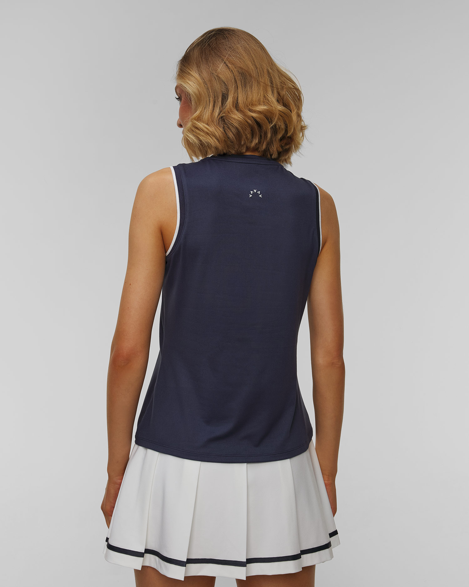 T-shirt bleu marine pour femmes Varley Arton Performance Tank