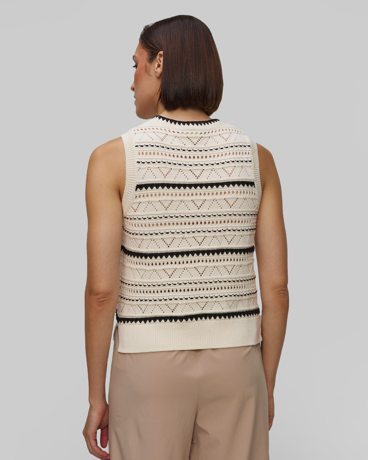 Vestă tricotată pentru femei Varley Athena Pointelle Knit Vest